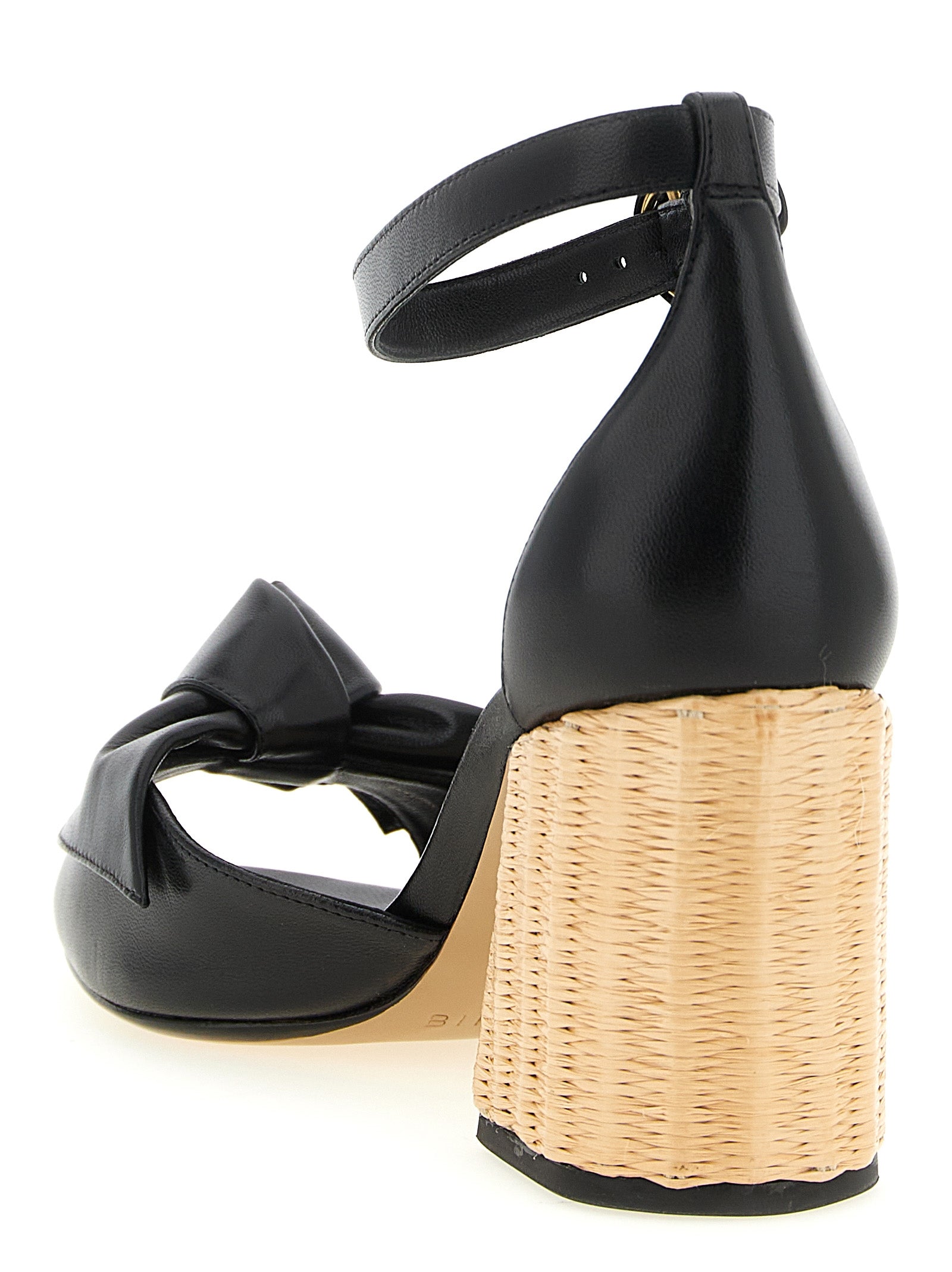 Alexandre Birman Black Cowhide Stiletto Heel Sandals Alexandre Birman
