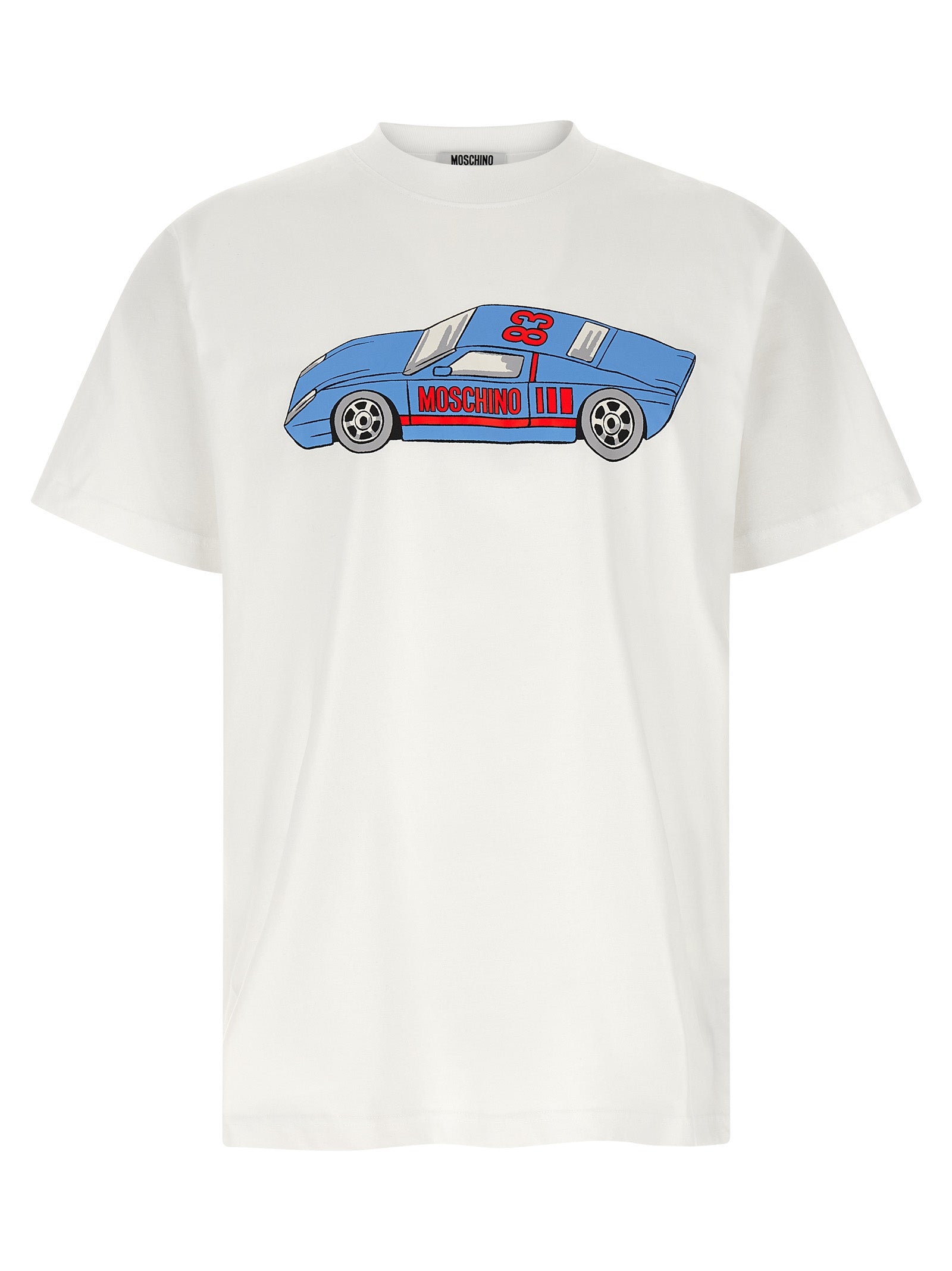 Moschino White Cotton T-Shirt Moschino