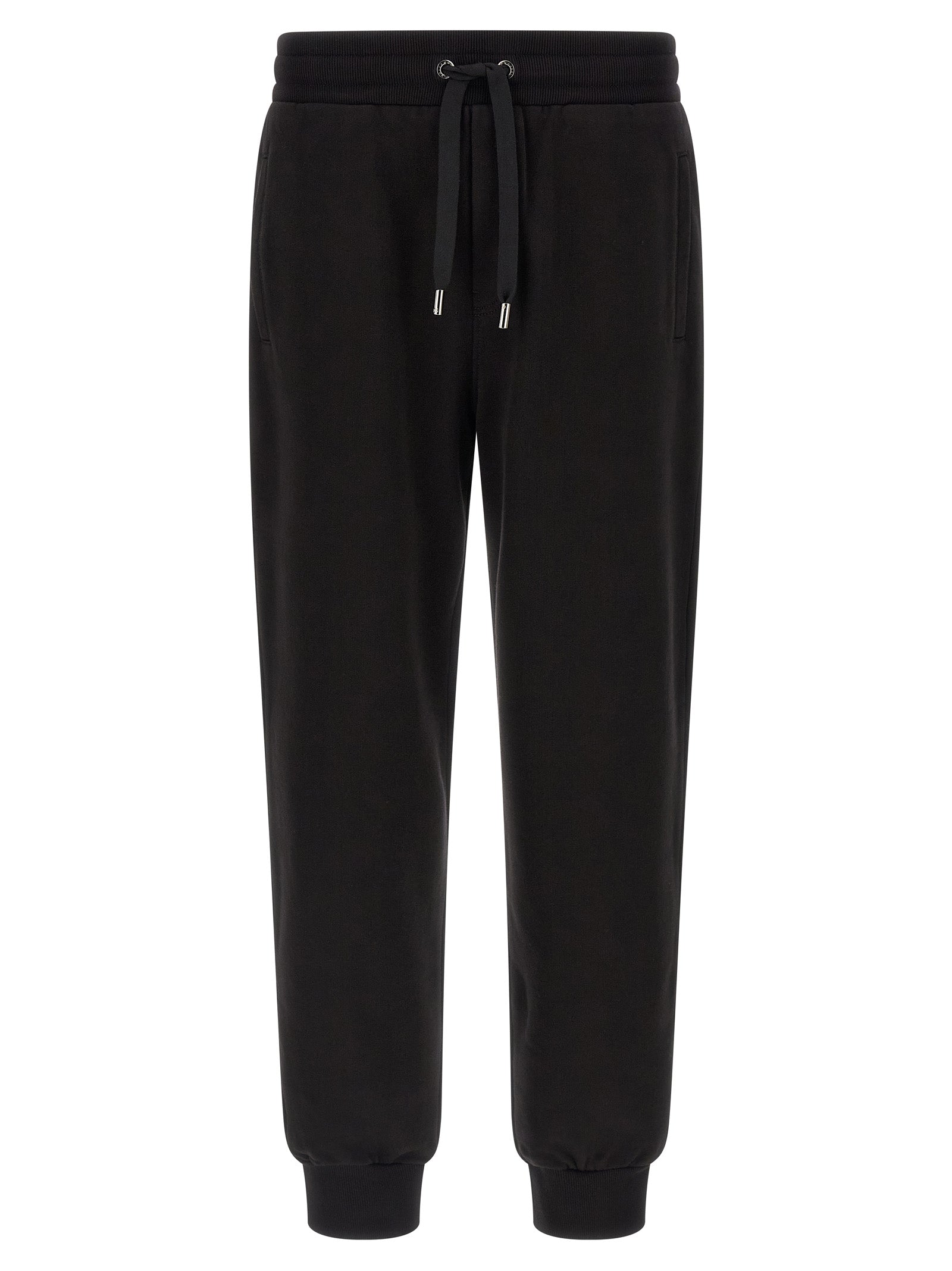 Dolce & Gabbana Black Cotton Joggers (Workout Pants) Dolce & Gabbana