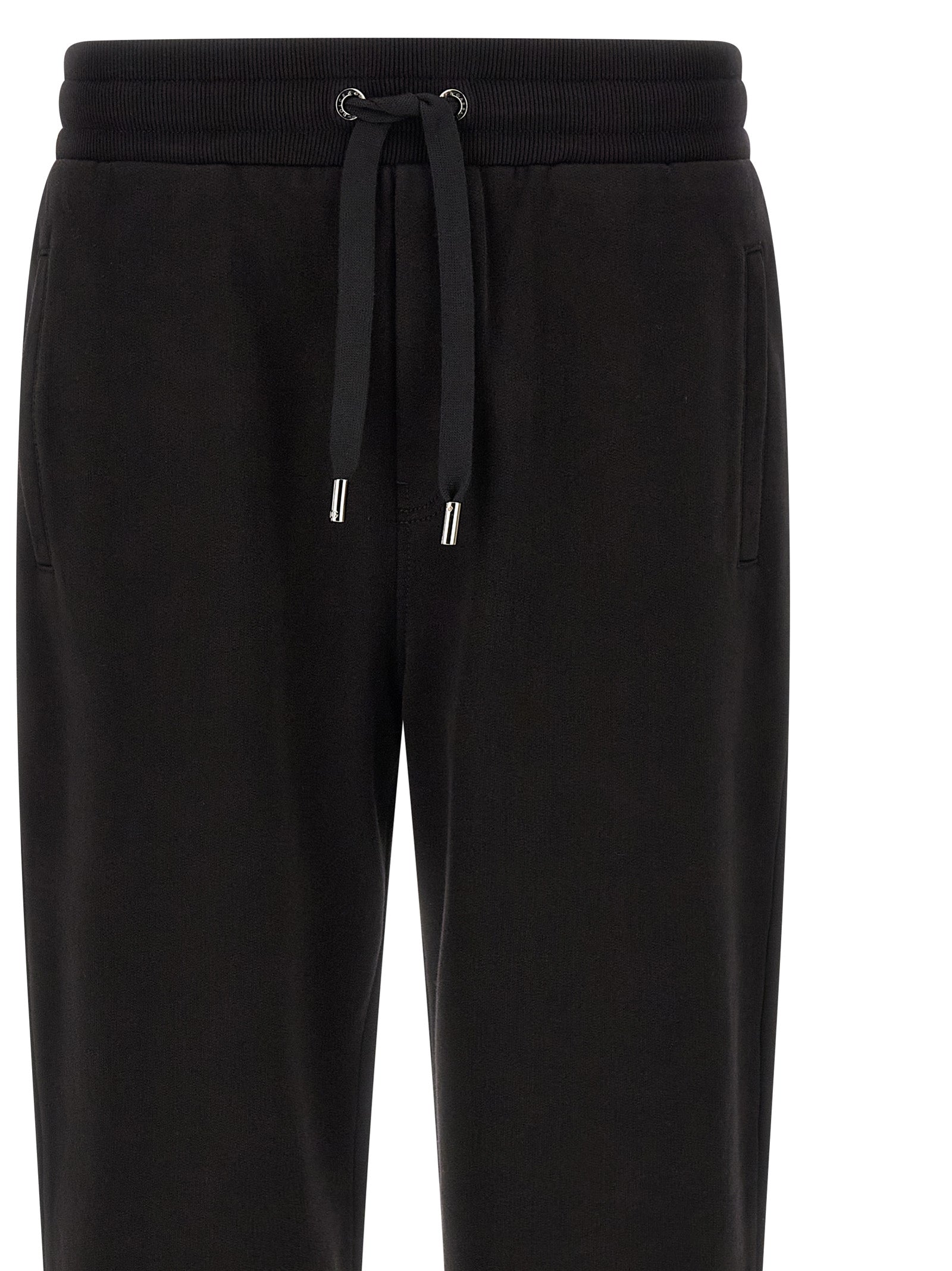Dolce & Gabbana Black Cotton Joggers (Workout Pants) Dolce & Gabbana