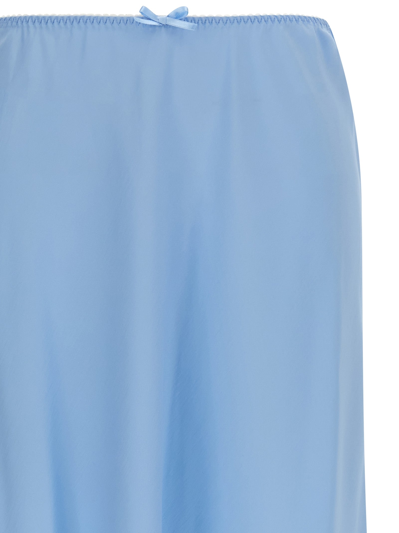 Moschino Blue Acetate Midi Skirt Moschino