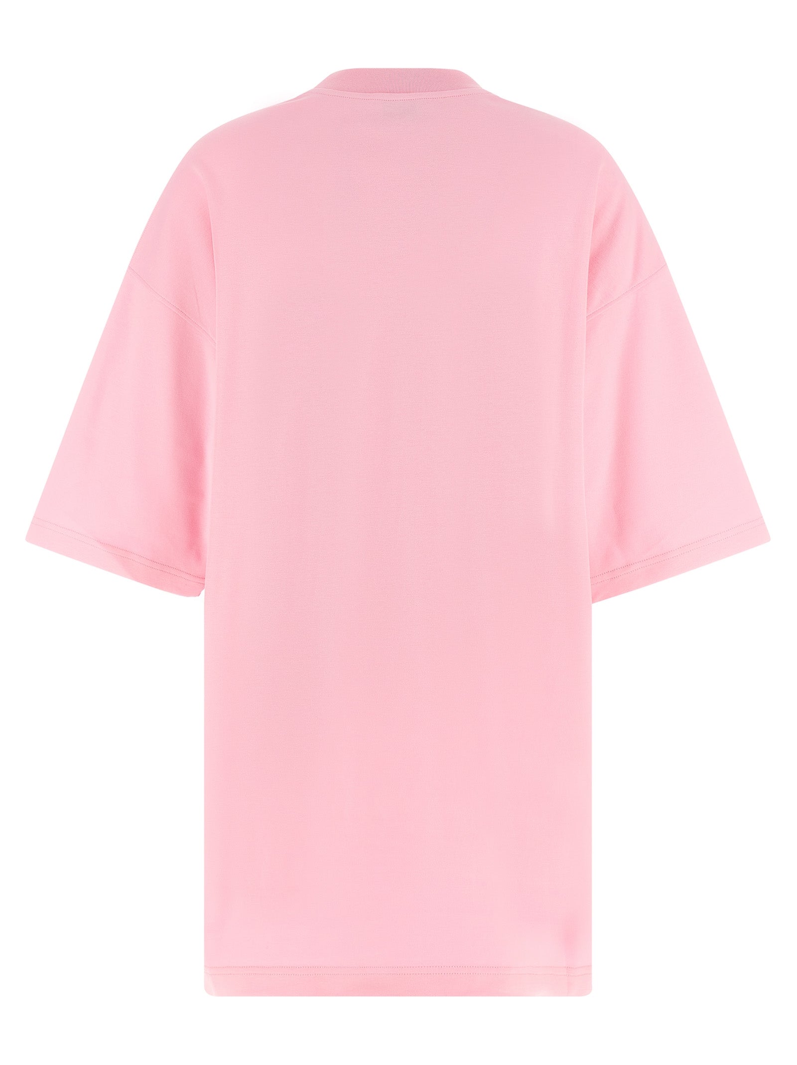 Moschino Multicolor Cotton Short Dress Moschino