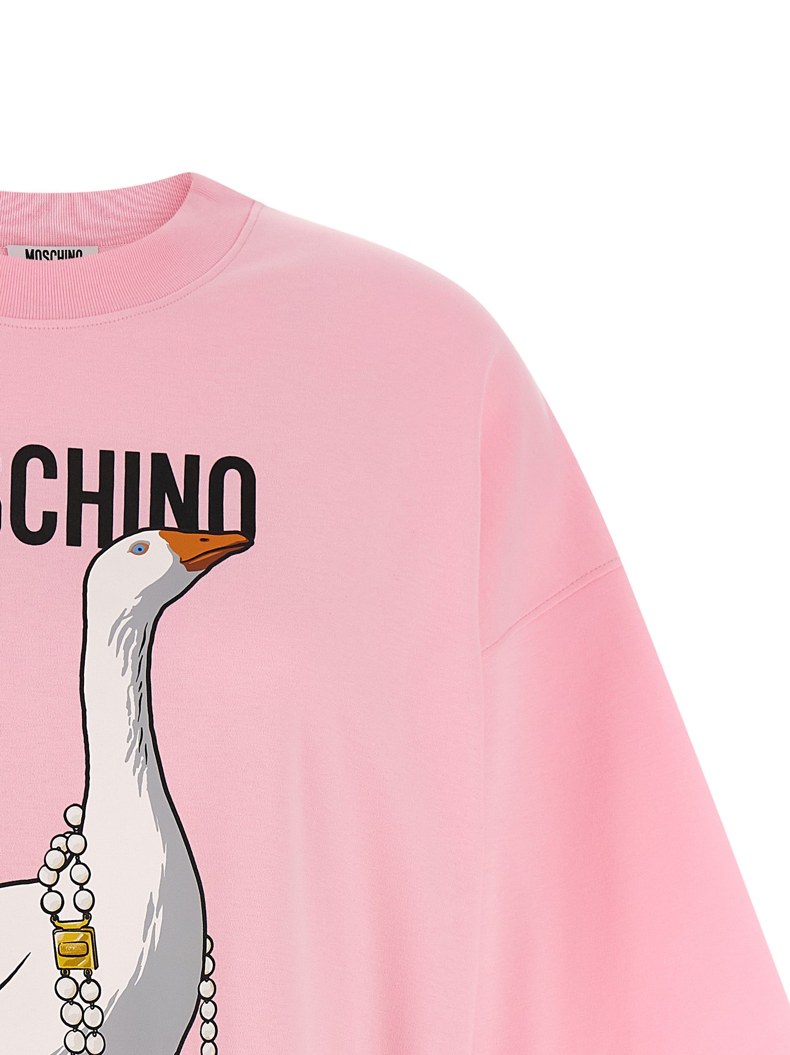 Moschino Multicolor Cotton Short Dress Moschino