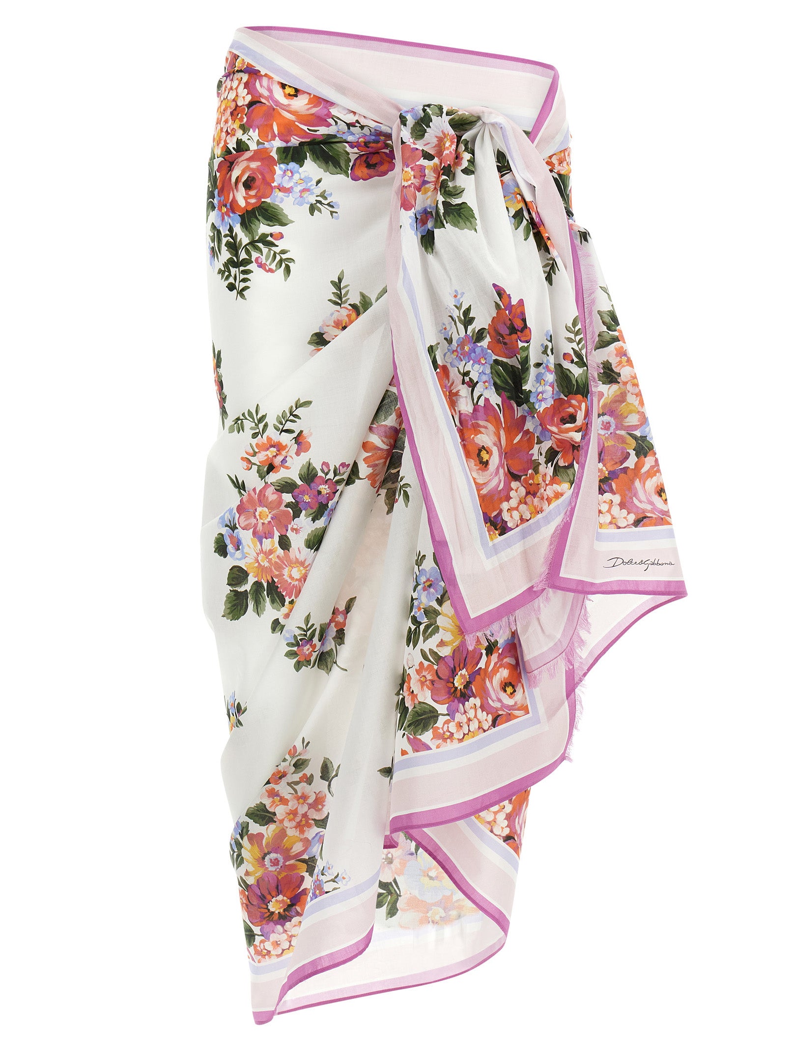 Dolce & Gabbana Multicolor Cotton Skirt Dolce & Gabbana