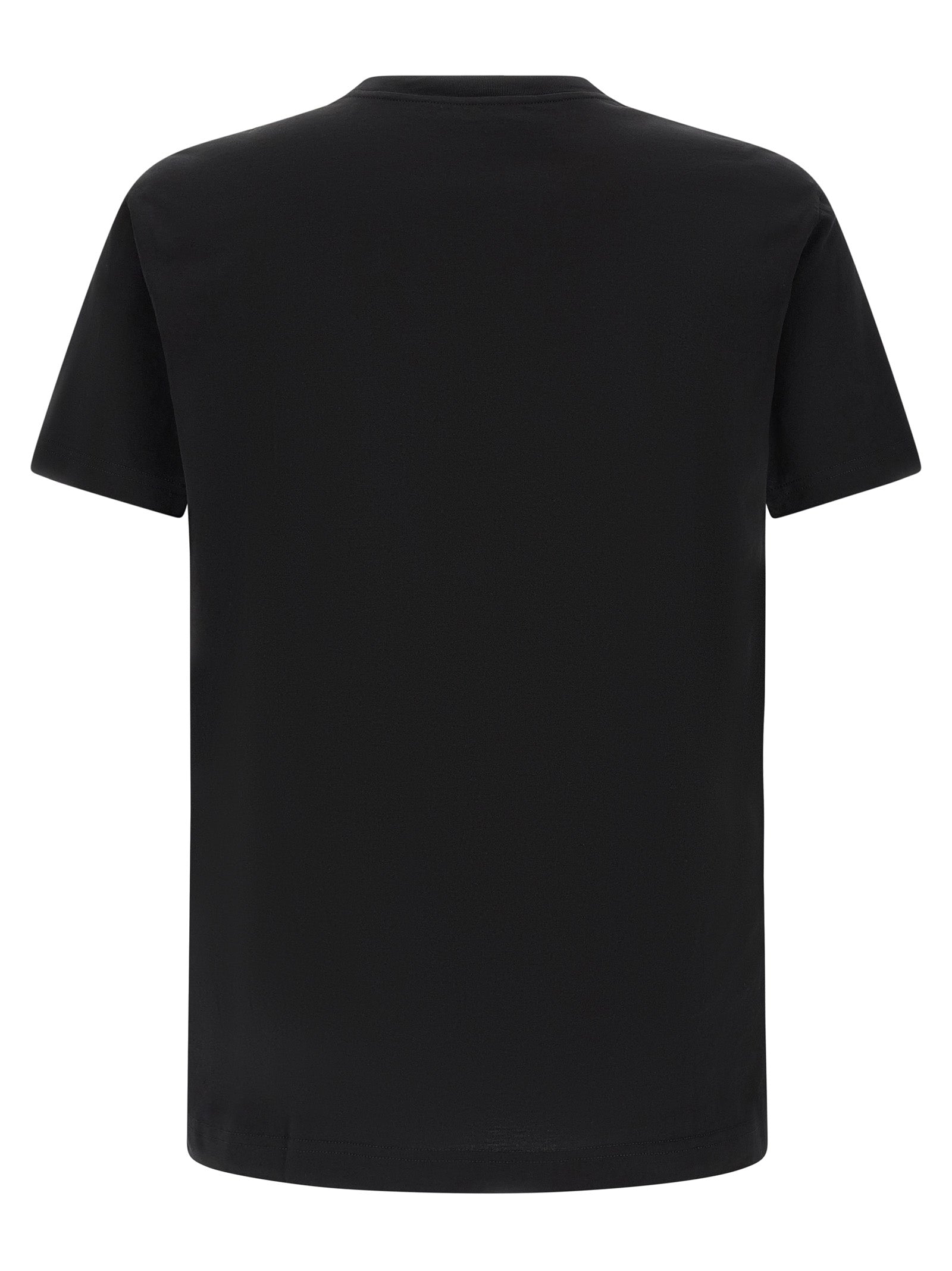 Dolce & Gabbana Black Cotton T-Shirt Dolce & Gabbana