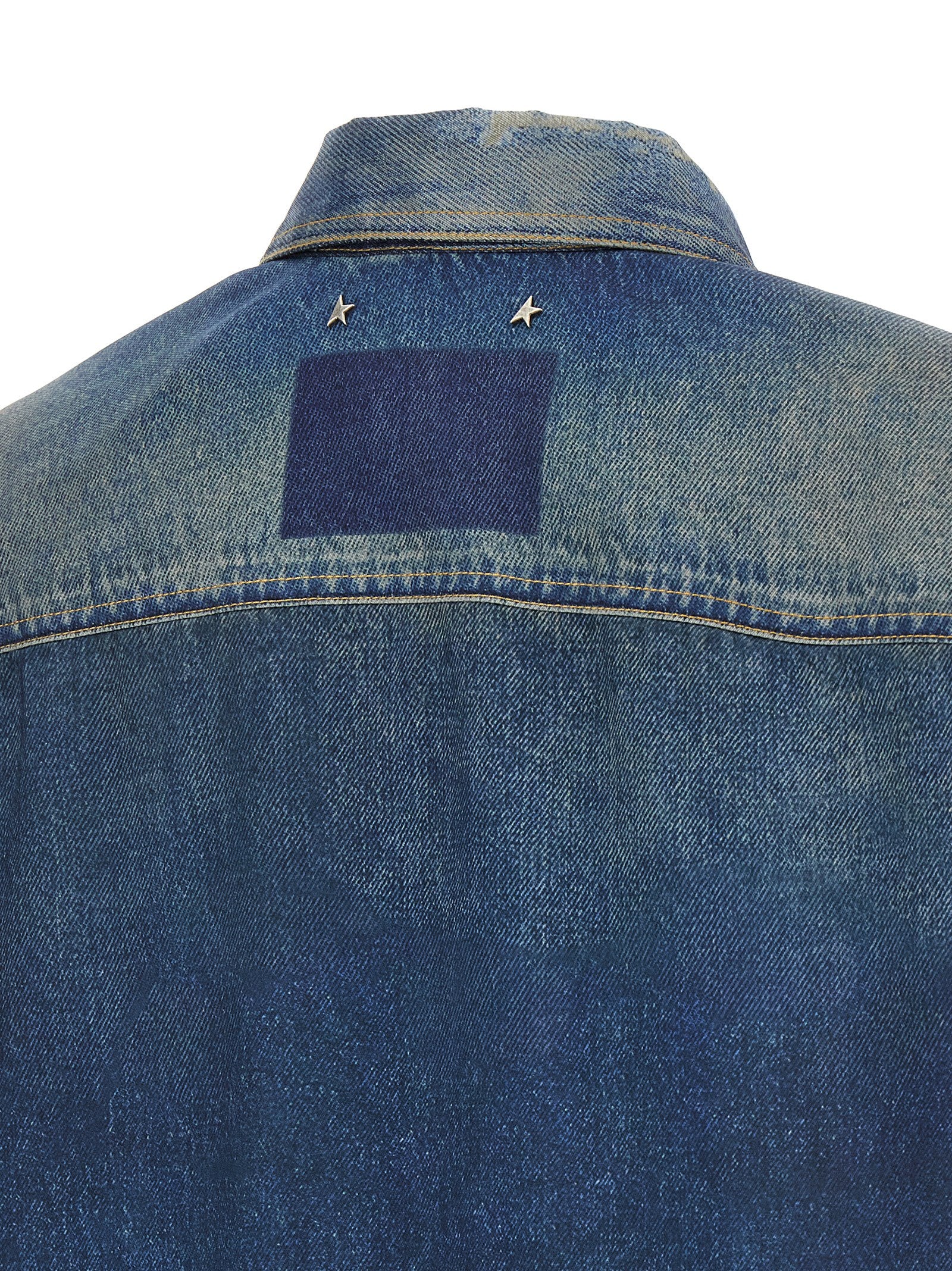 Golden Goose Blue Polyester Blouse Golden Goose
