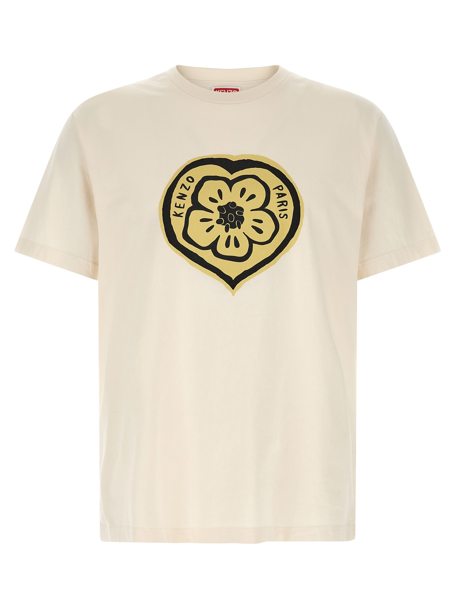 Kenzo Beige Cotton T-Shirt Kenzo