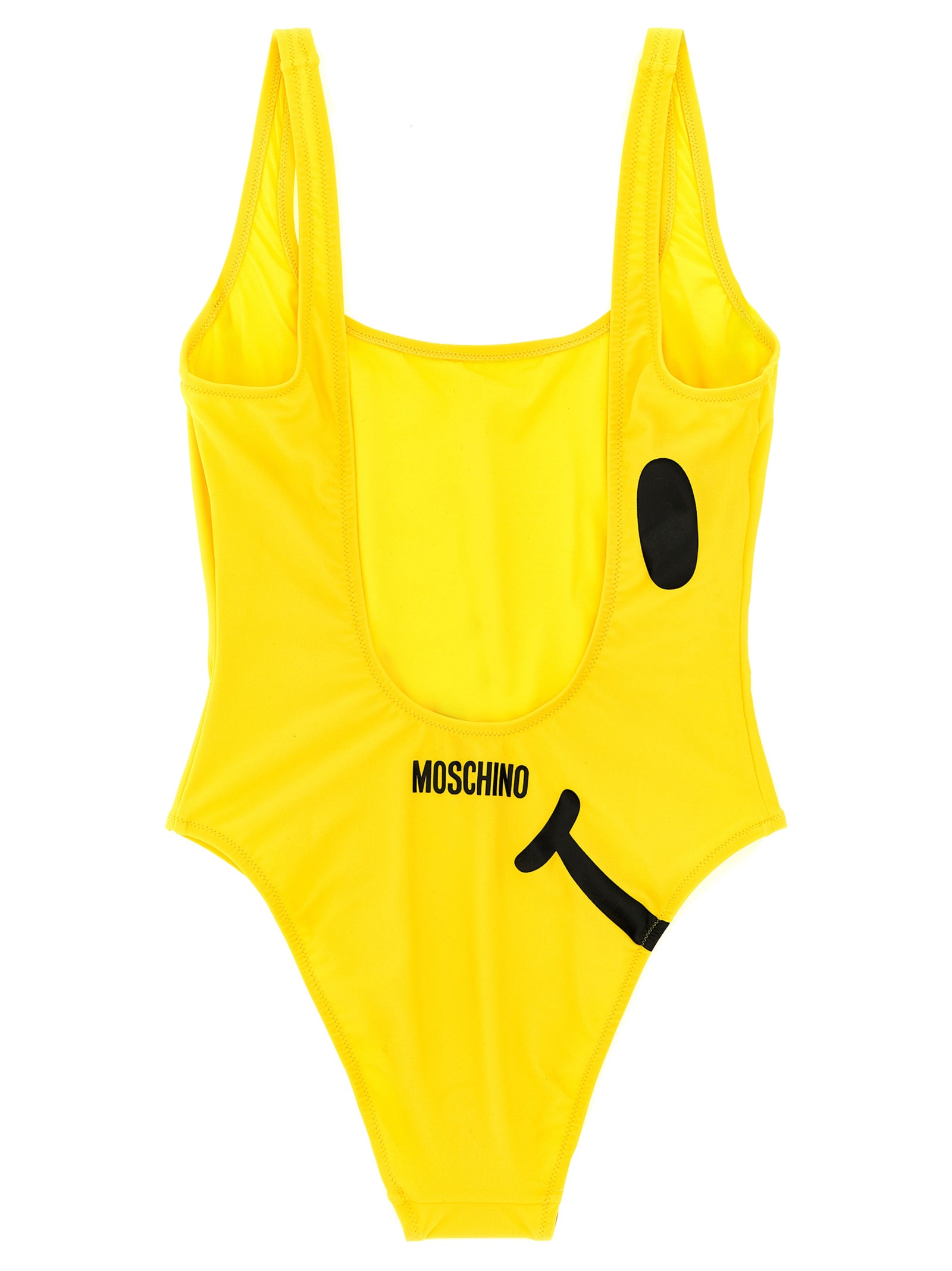 Moschino Bicolor Polyamide One-Piece Swimsuit Moschino