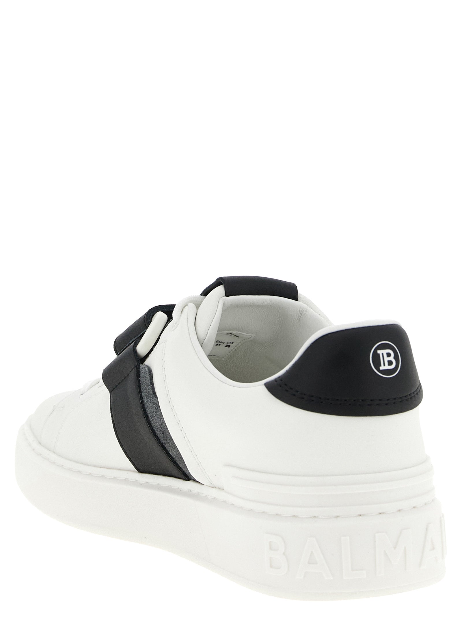 Balmain Bicolor Calfskin Low Top Sneakers Balmain