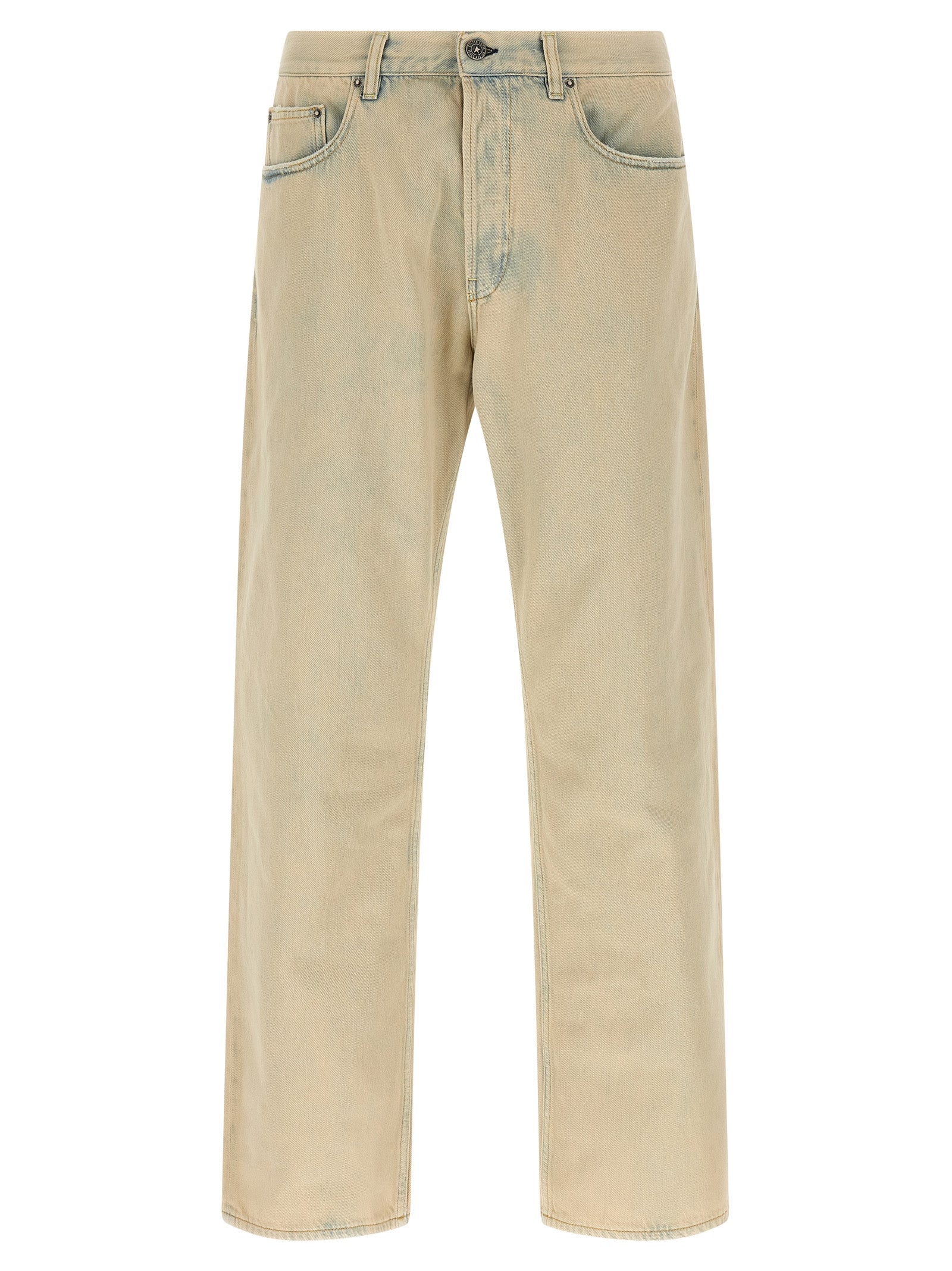 Golden Goose Beige Cotton Jeans Denim Golden Goose