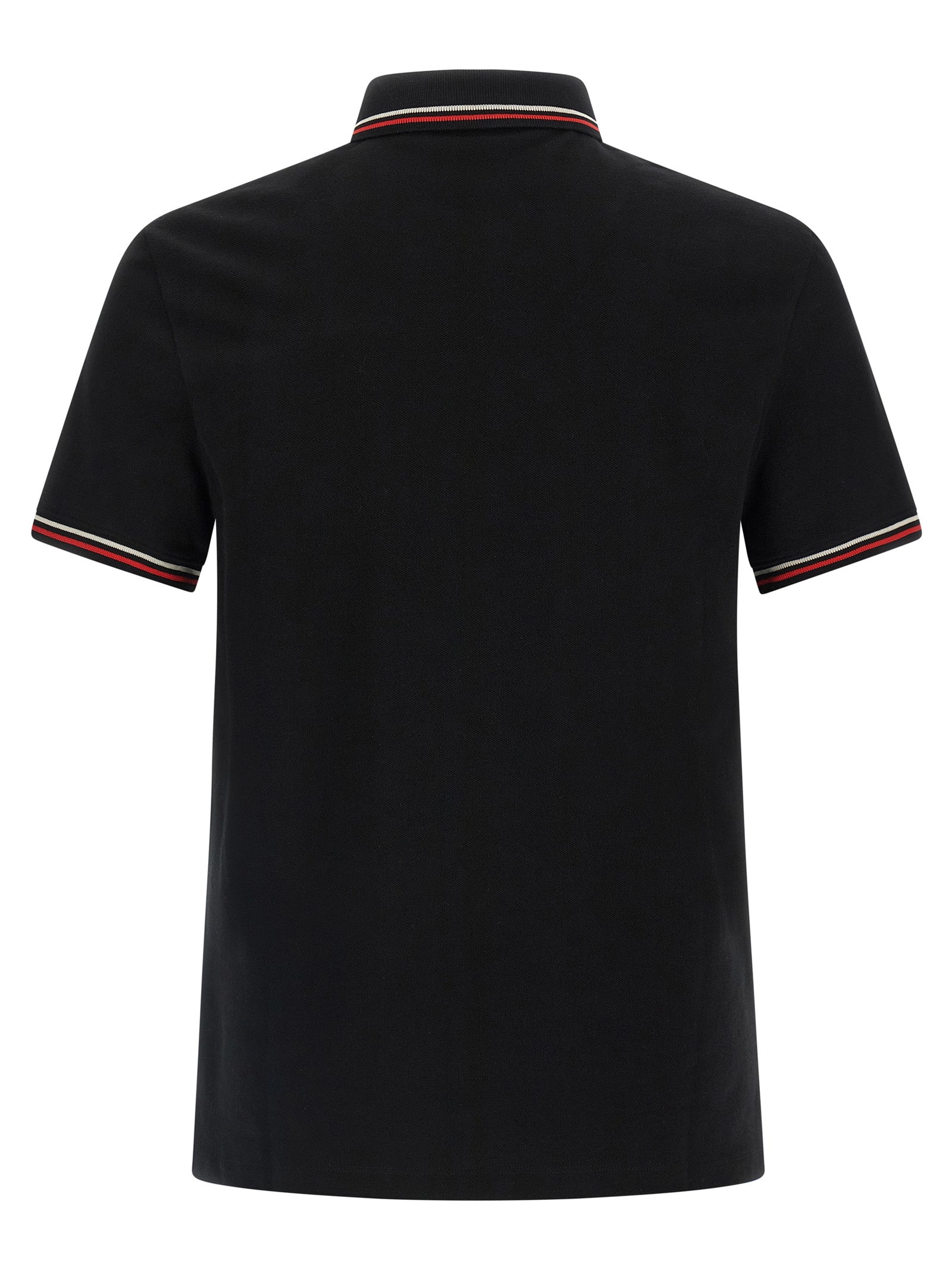 Valentino Garavani Black Cotton Polo Shirt Valentino Garavani