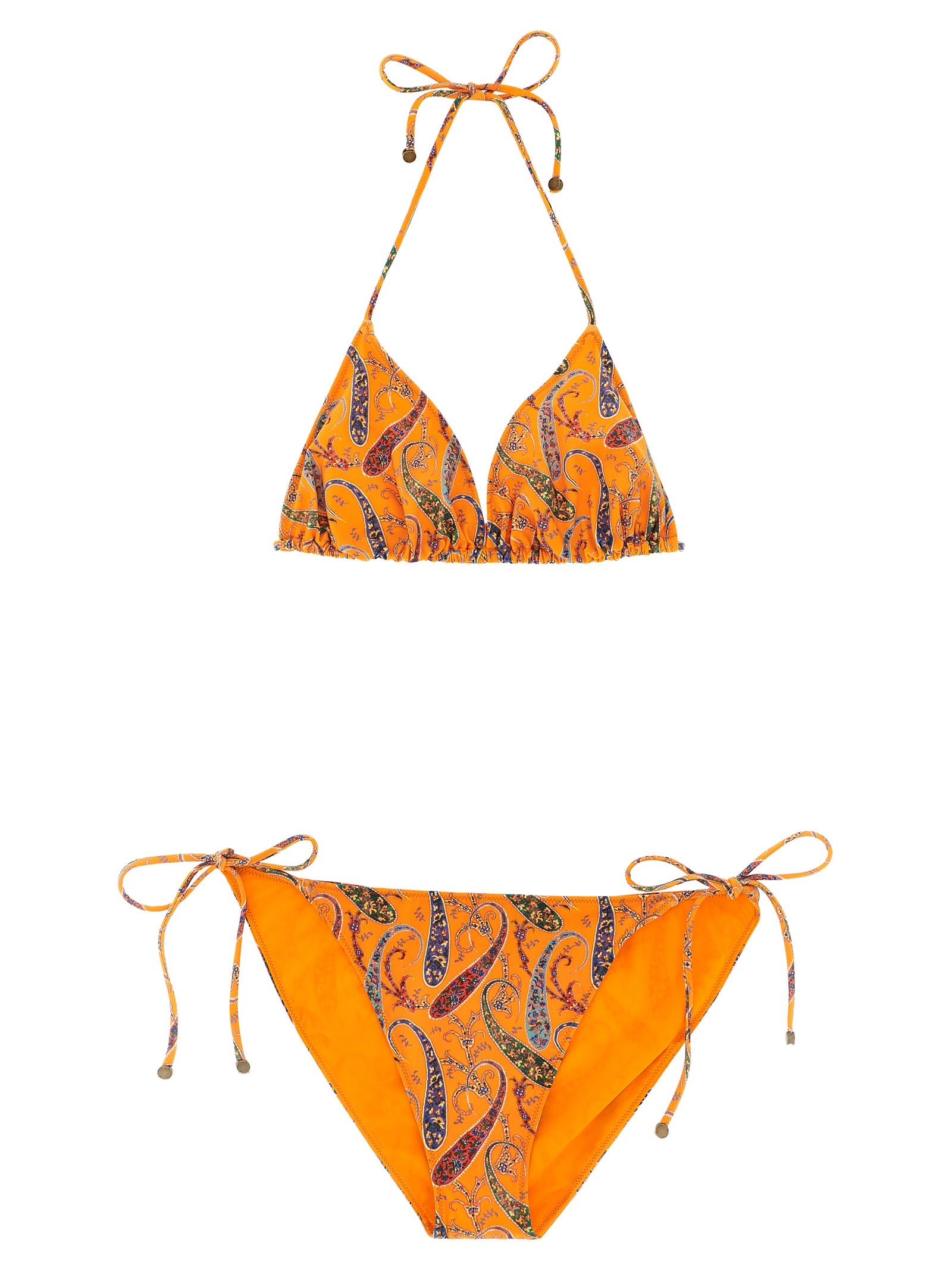 Etro Orange Polyamide Bikini Etro