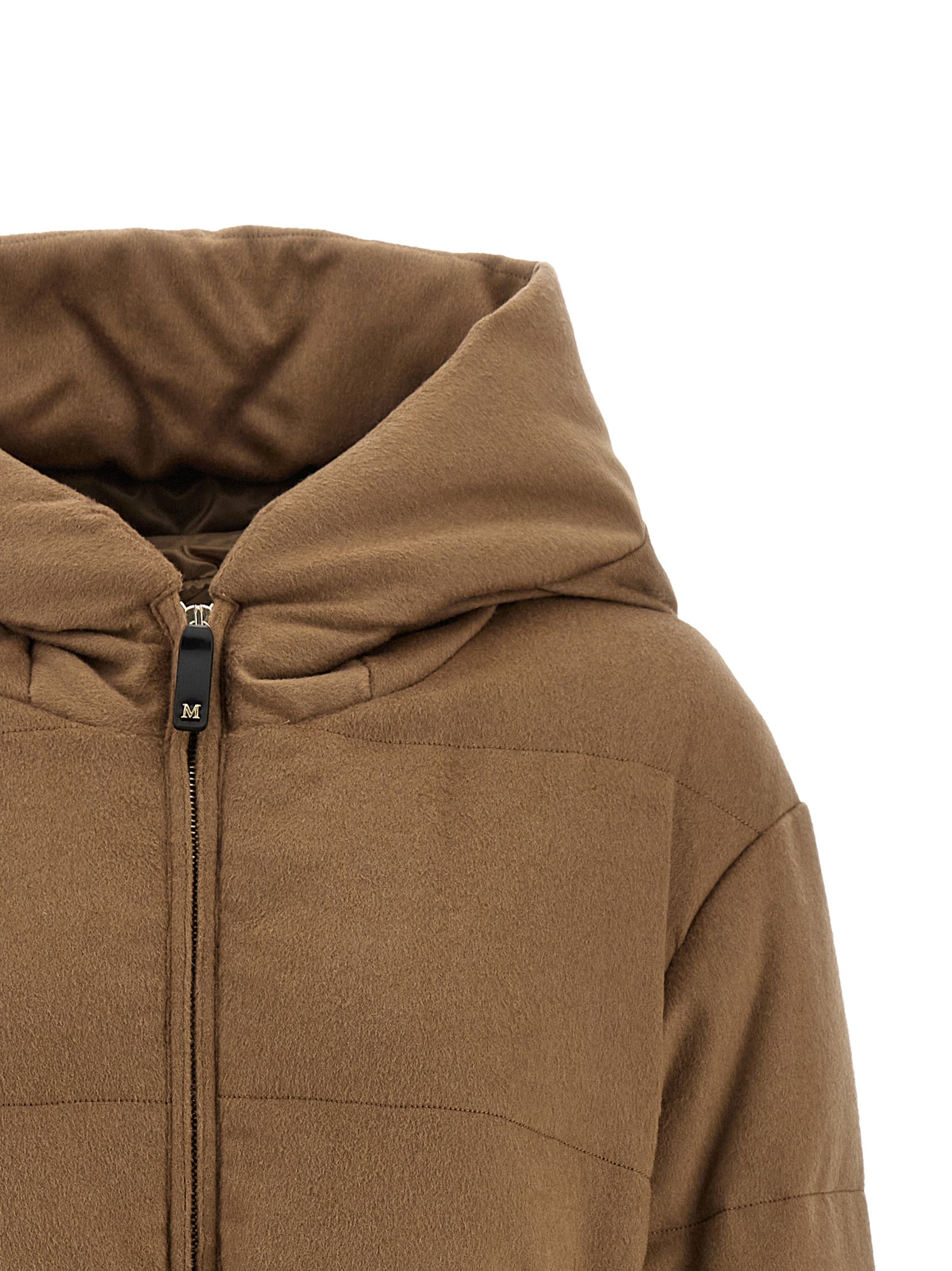 Max Mara Brown Camel Hair  Full-Length Jacket Max Mara
