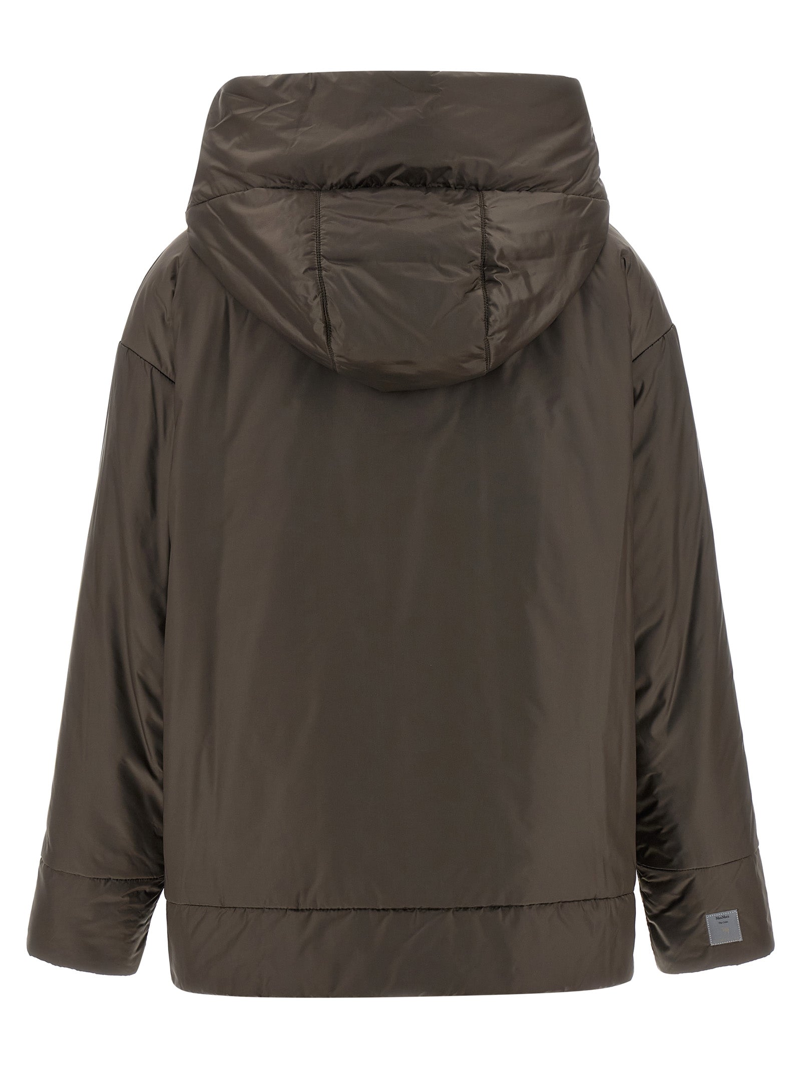 Max Mara Brown Polyester Shell Jacket Max Mara