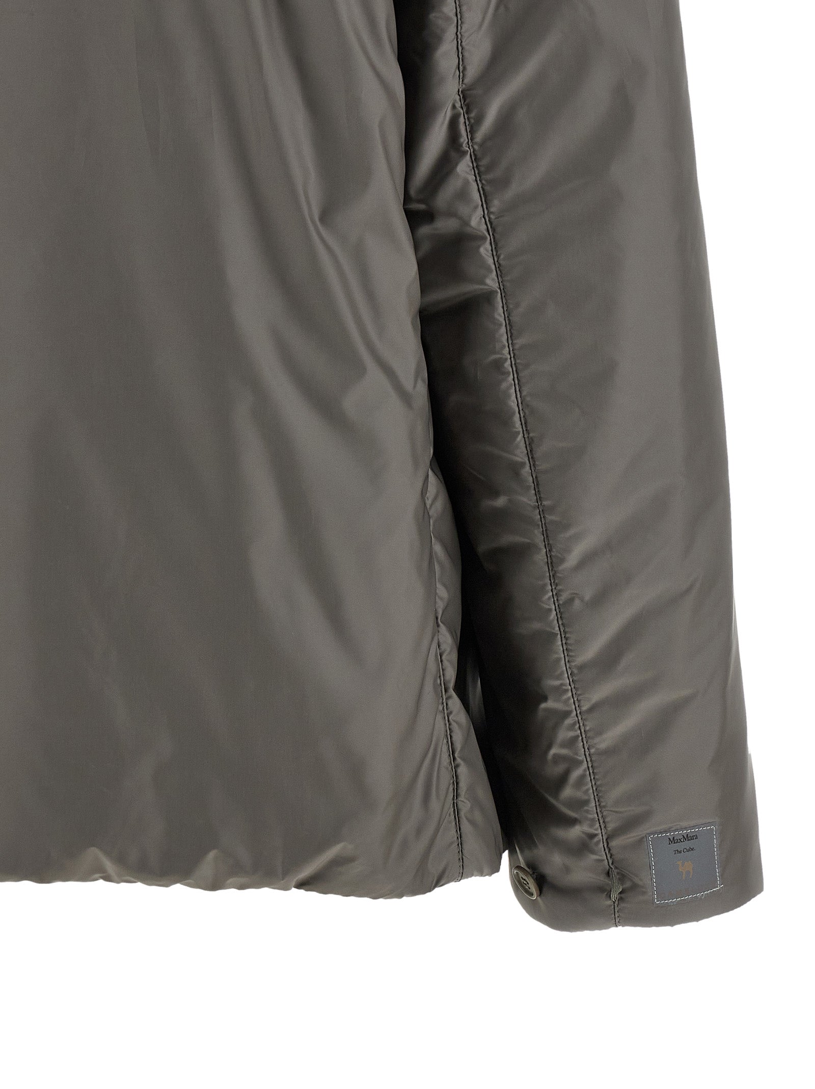 Max Mara Gray Polyester Jacket Max Mara