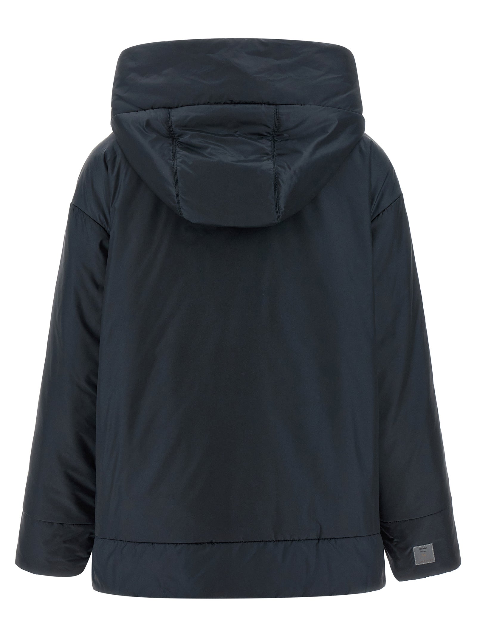 Max Mara Blue Polyester Shell Jacket Max Mara