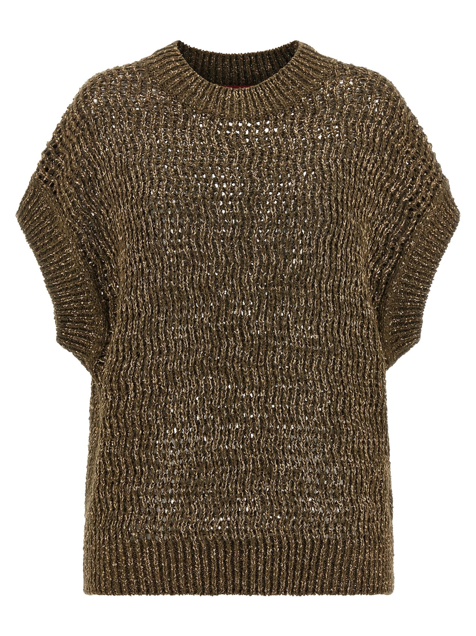 Max Mara Bicolor Cotton Cardigan Max Mara