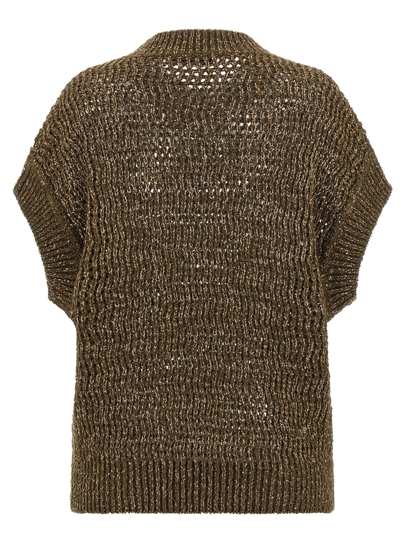 Max Mara Bicolor Cotton Cardigan Max Mara