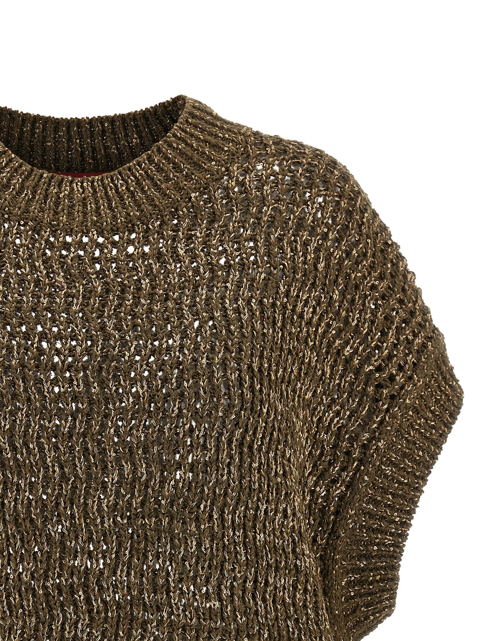 Max Mara Bicolor Cotton Cardigan Max Mara