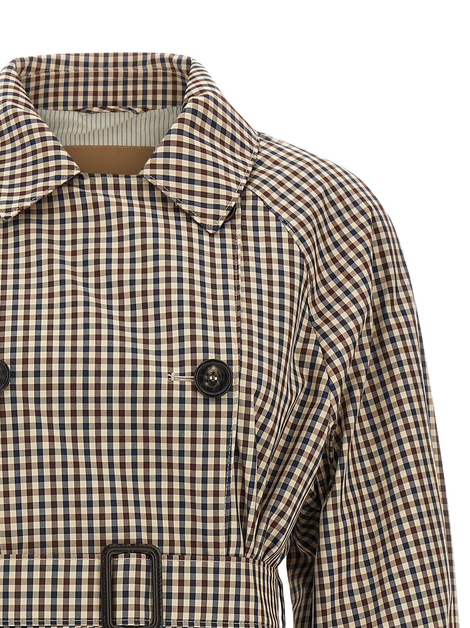 Max Mara Brown Cotton Coat Max Mara