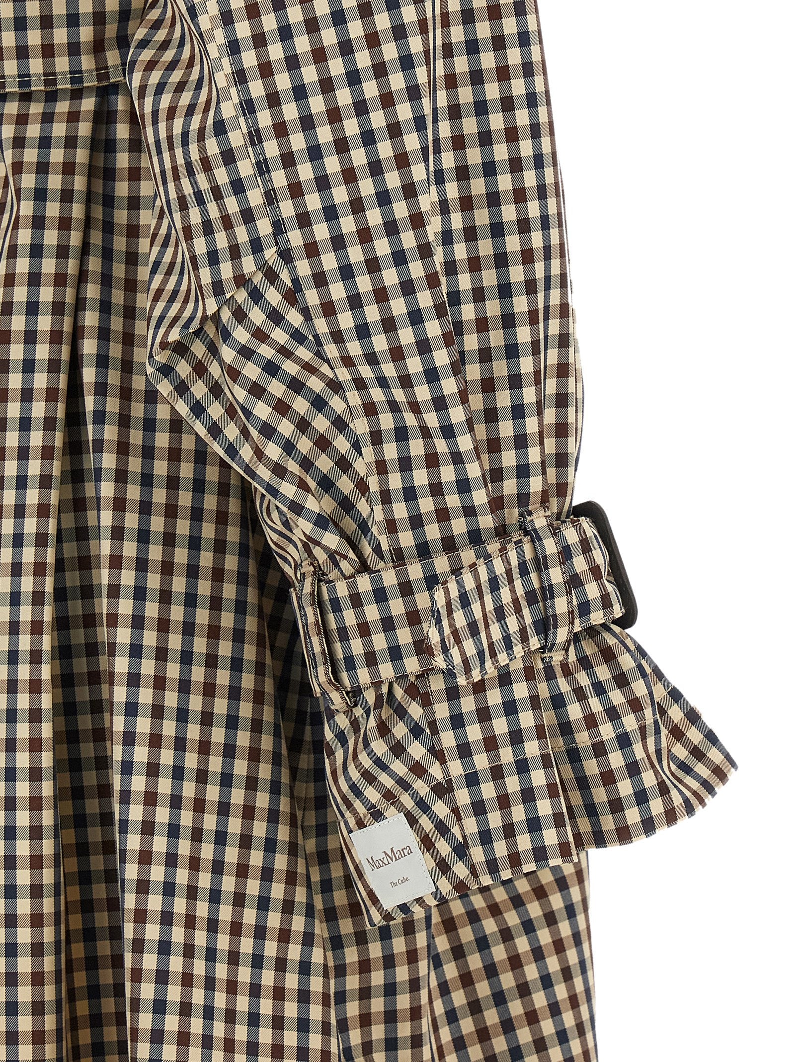 Max Mara Brown Cotton Coat Max Mara