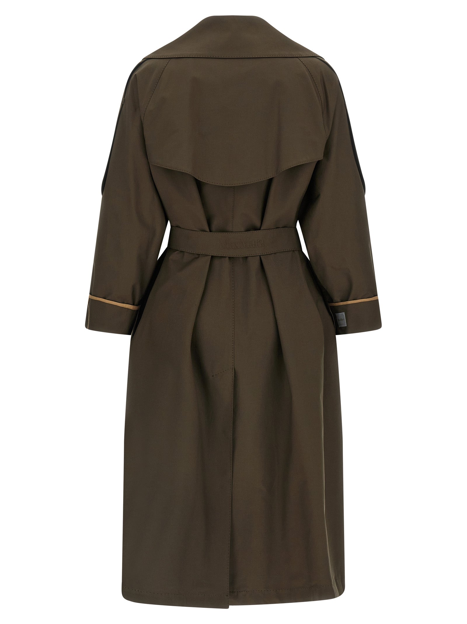 Max Mara Bicolor Cotton Coat Max Mara
