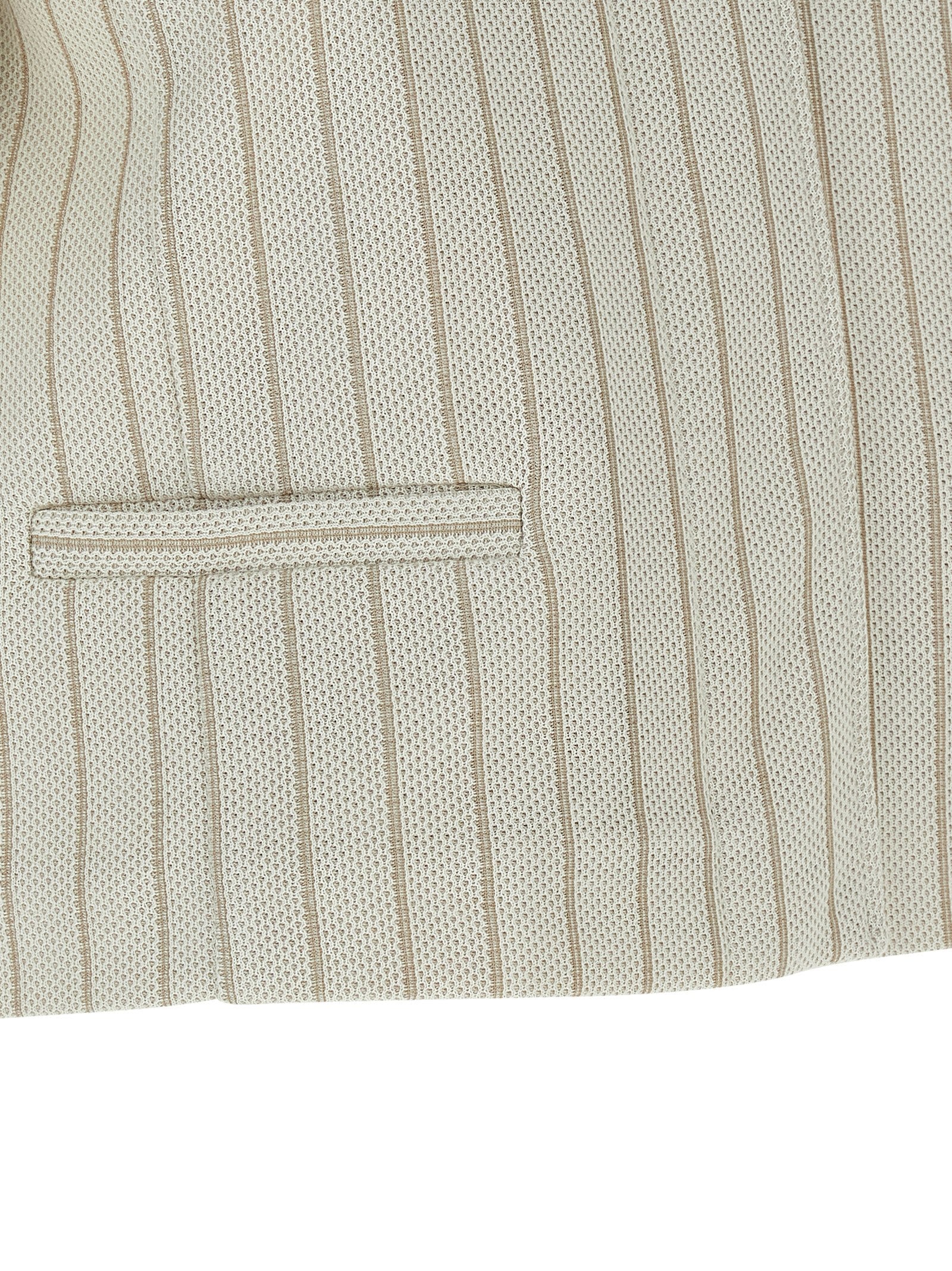 Max Mara Beige Cotton Full-Length Jacket Max Mara