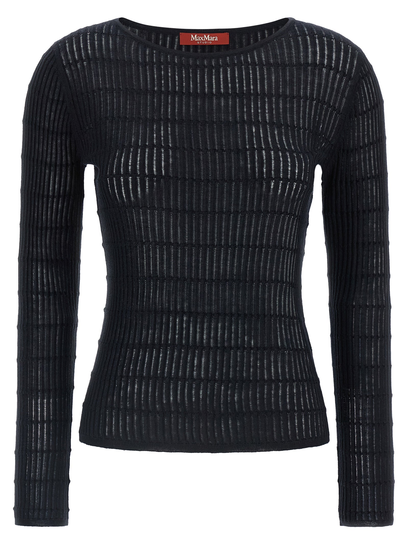 Max Mara Blue Silk Cardigan Max Mara
