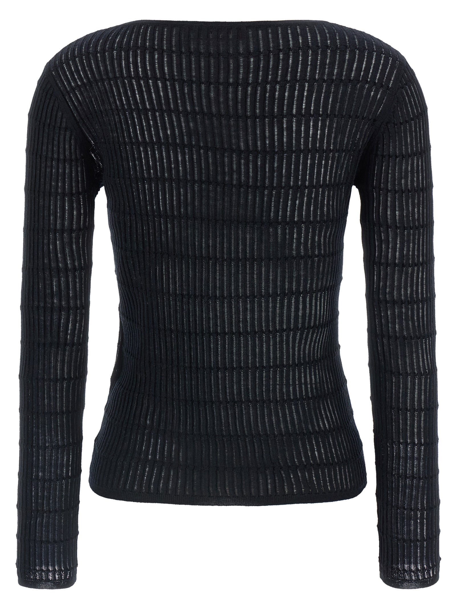 Max Mara Blue Silk Cardigan Max Mara