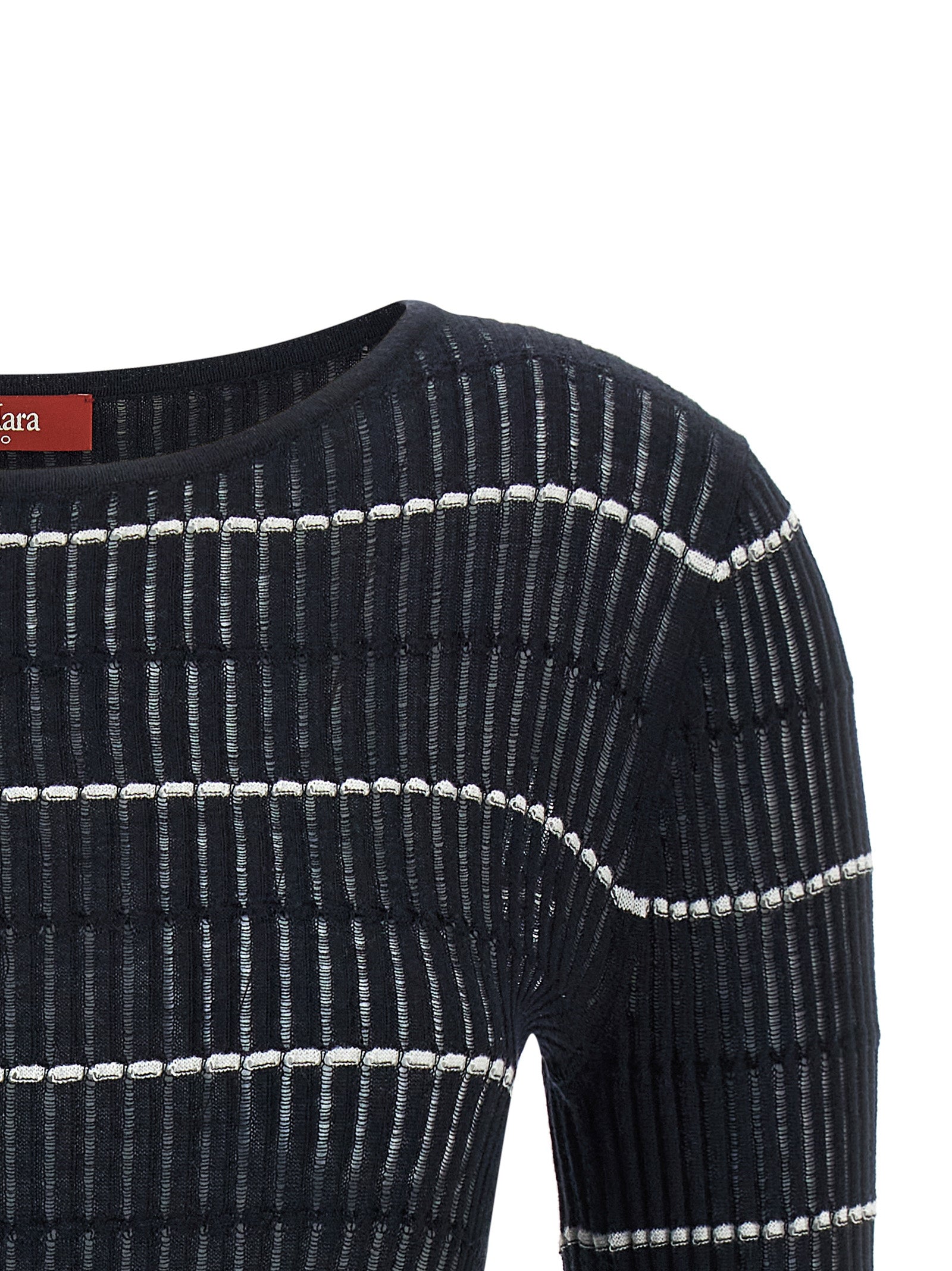 Max Mara Blue Silk Cardigan Max Mara