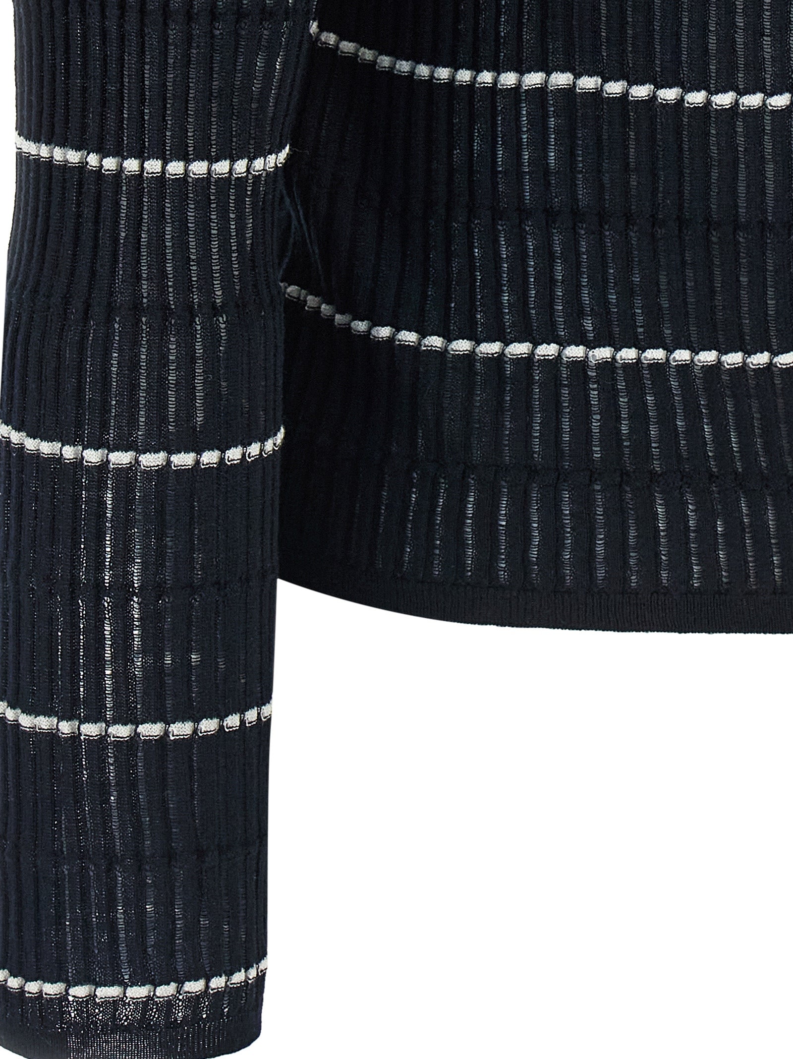 Max Mara Blue Silk Cardigan Max Mara