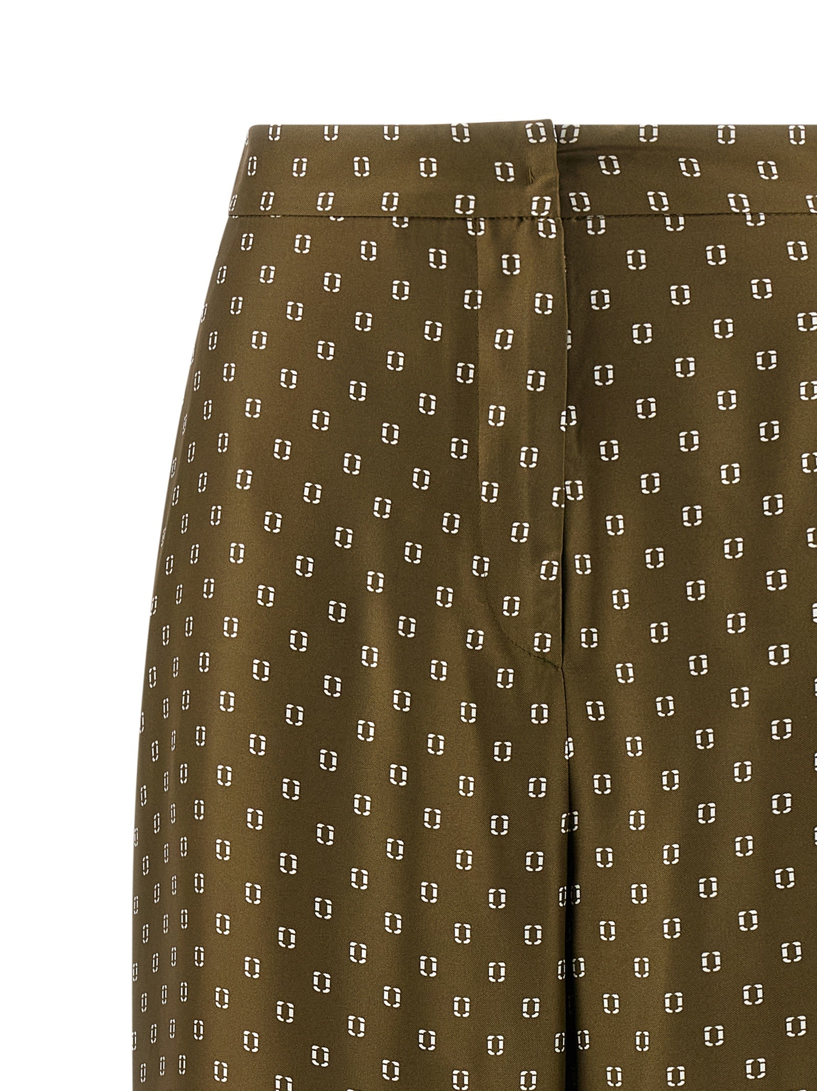 Max Mara Bicolor Silk Casual Pants Max Mara
