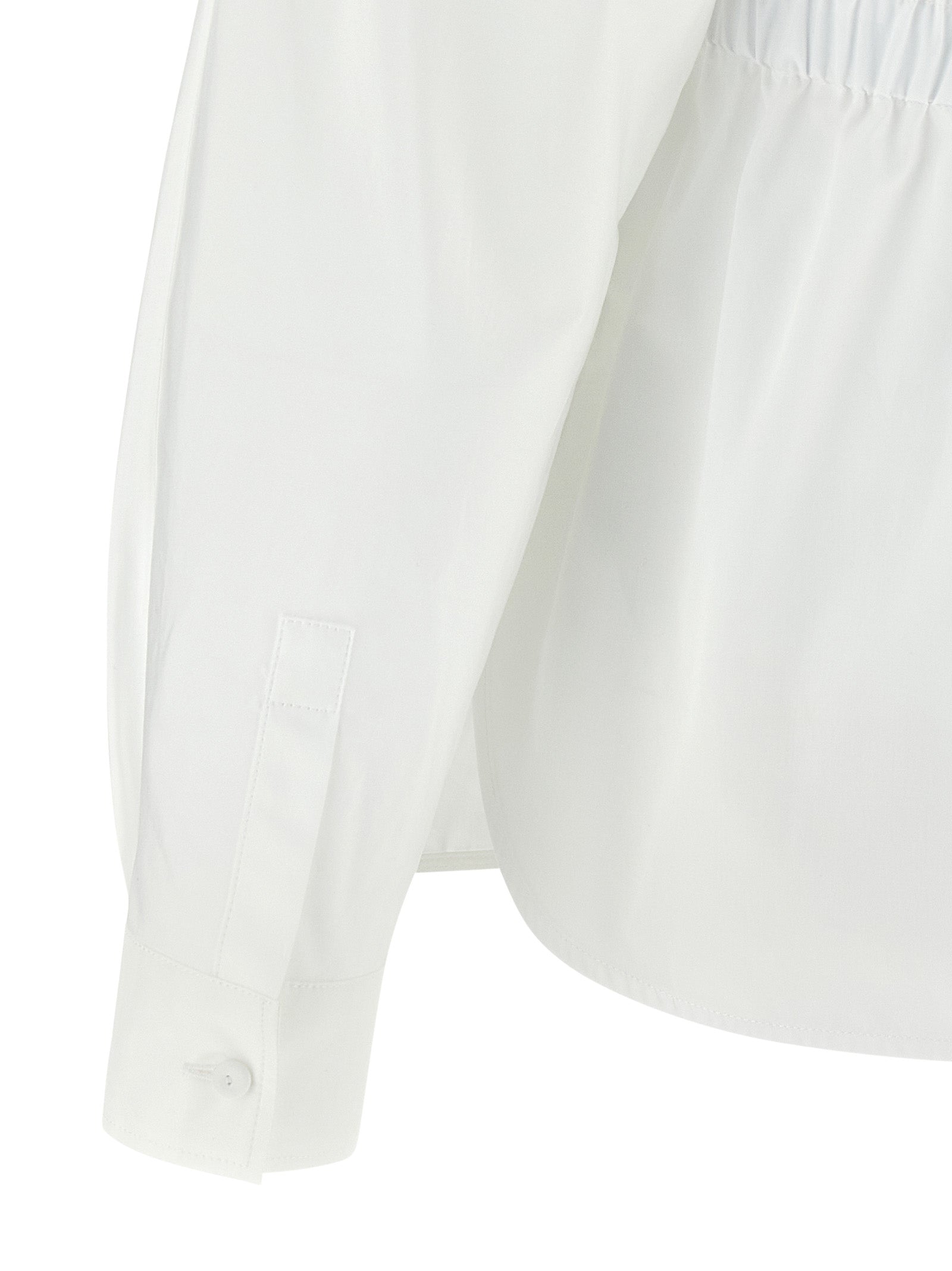 Max Mara White Cotton Blouse Max Mara