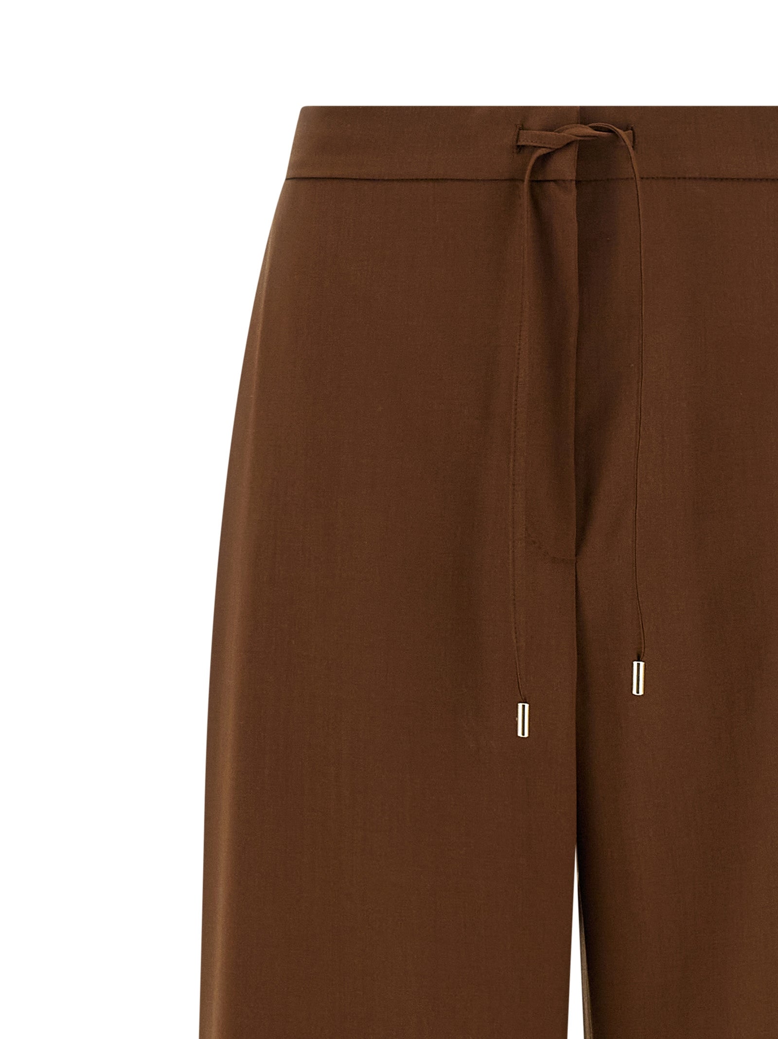 Max Mara Brown Virgin Wool Pants Max Mara