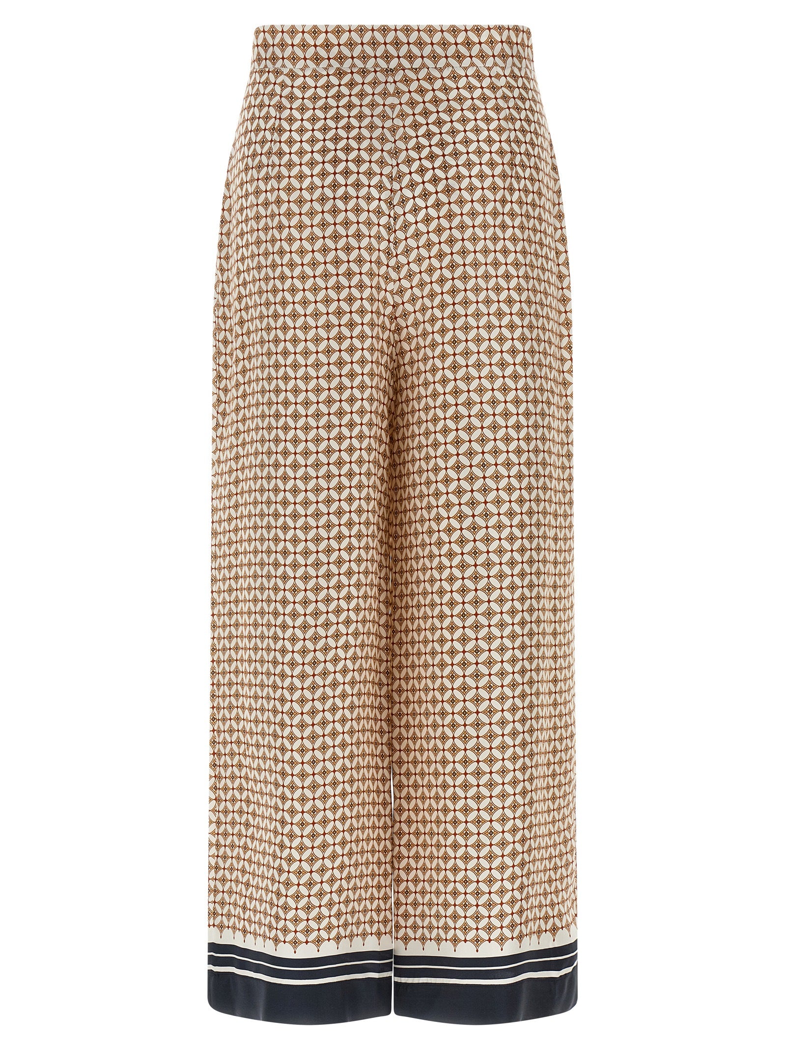 Max Mara Blue Silk Pants Max Mara