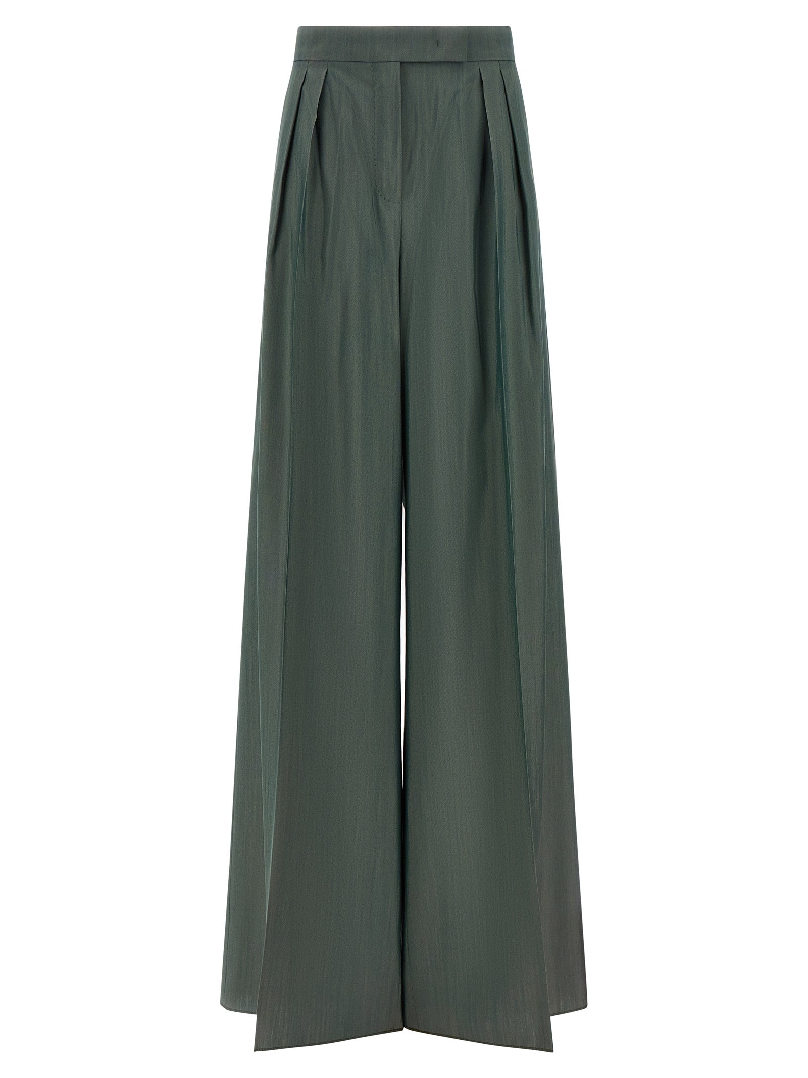 Max Mara Bicolor Virgin Wool Casual Pants Max Mara