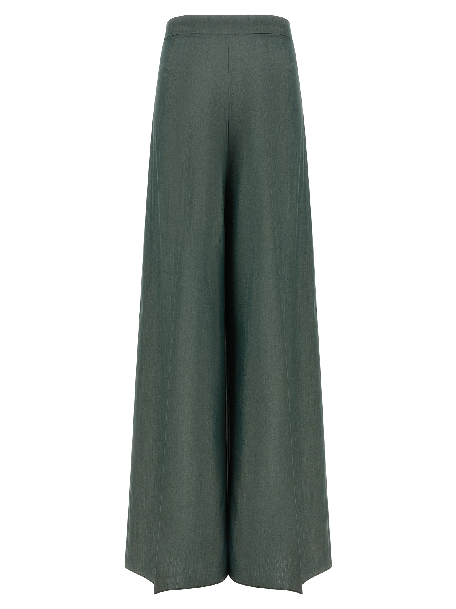 Max Mara Bicolor Virgin Wool Casual Pants Max Mara