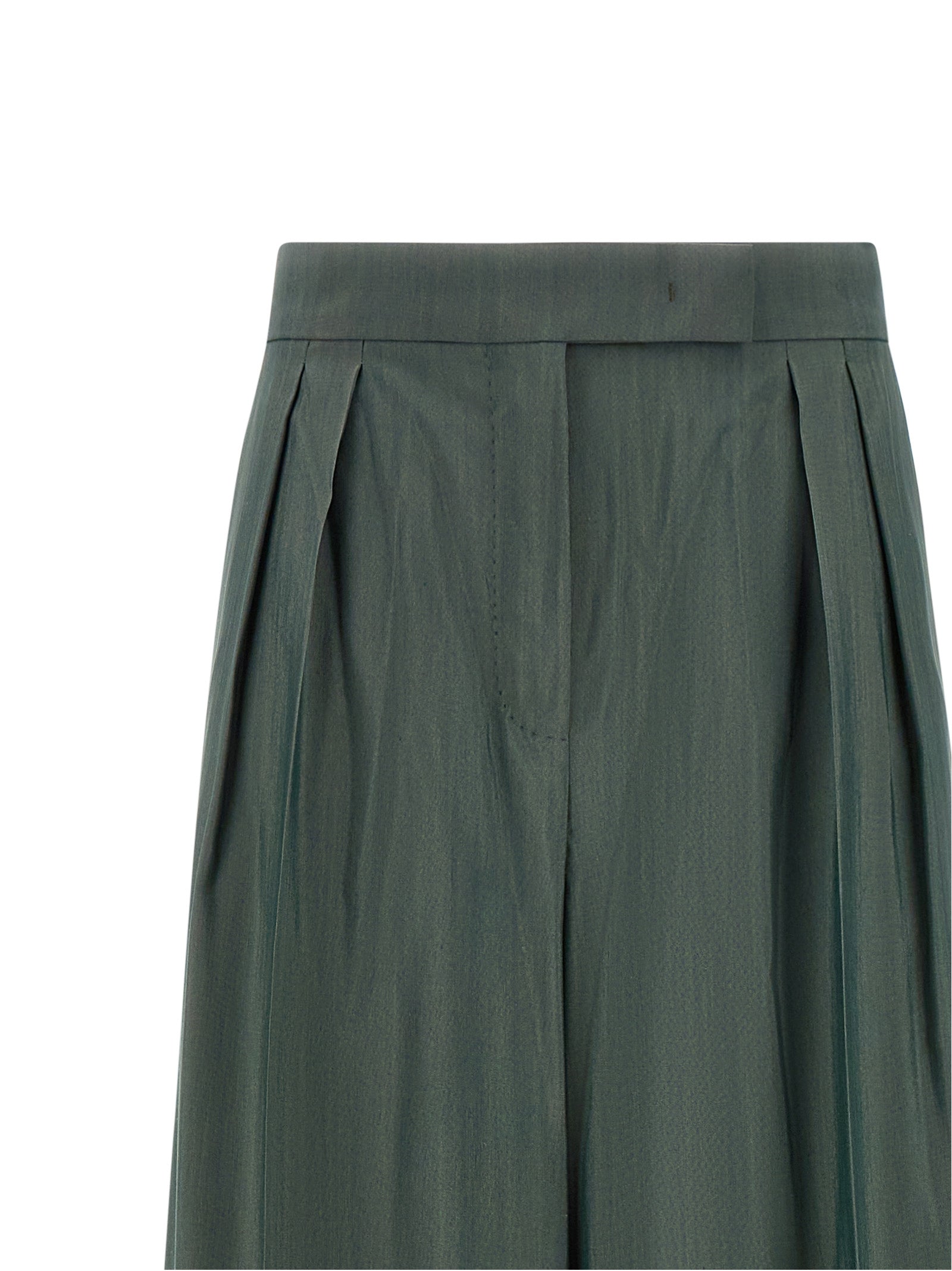 Max Mara Bicolor Virgin Wool Casual Pants Max Mara