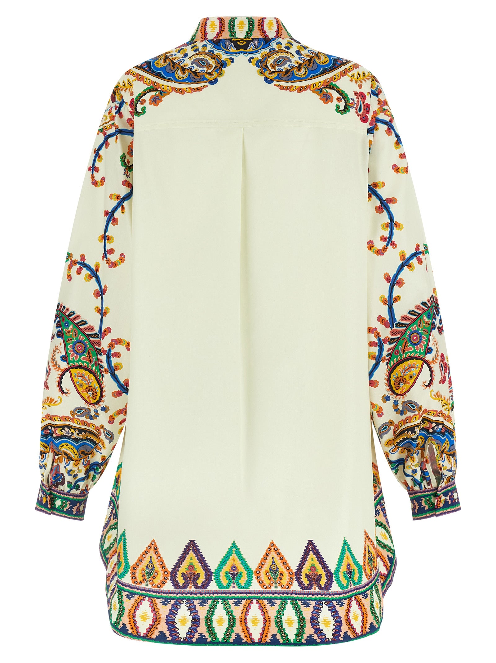 Etro Multicolor Cotton Short Dress Etro
