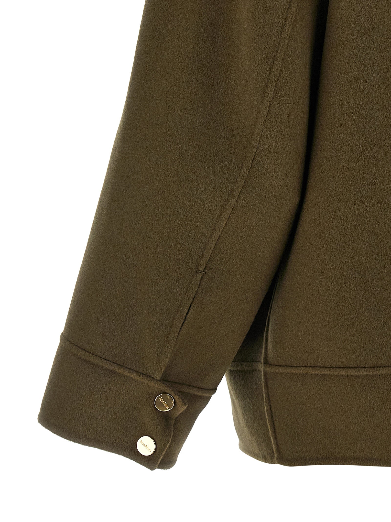 Max Mara Bicolor Virgin Wool Coat Max Mara