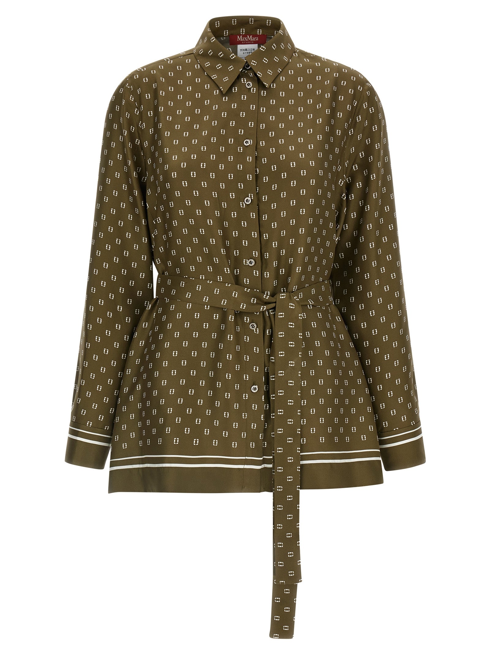 Max Mara Bicolor Silk Blouse Max Mara