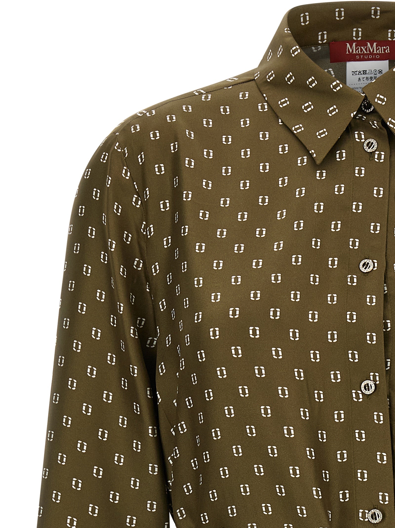 Max Mara Bicolor Silk Blouse Max Mara