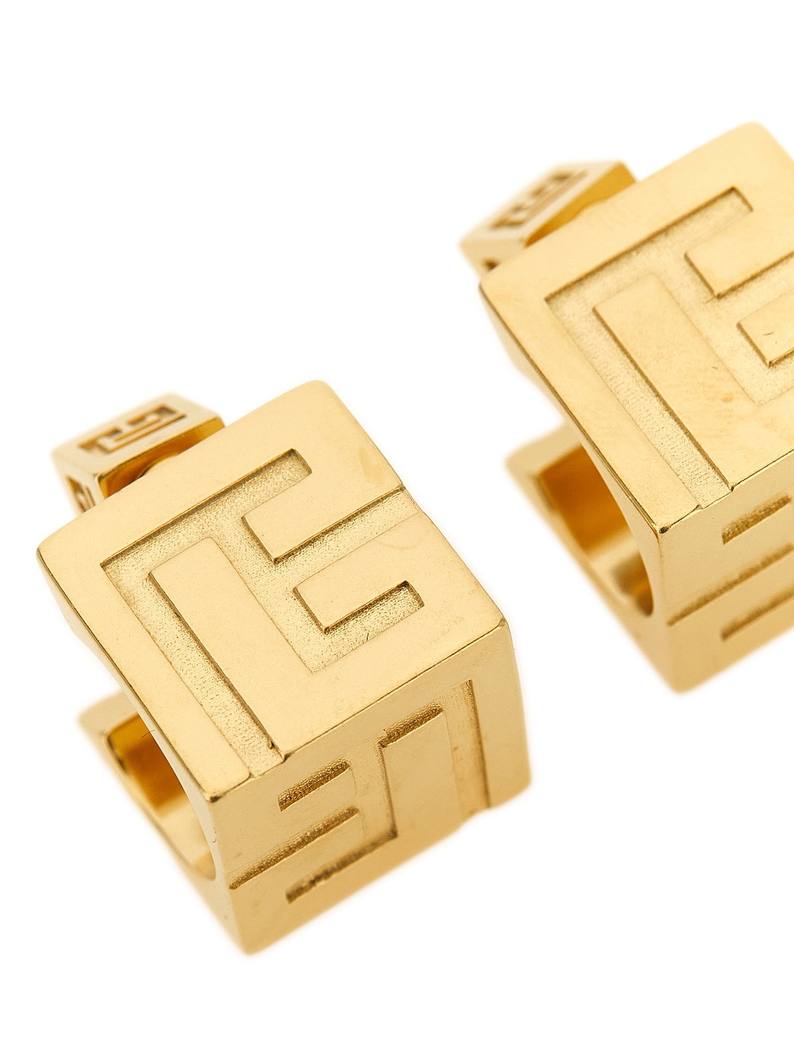 Balmain Gold Brass Earrings Balmain