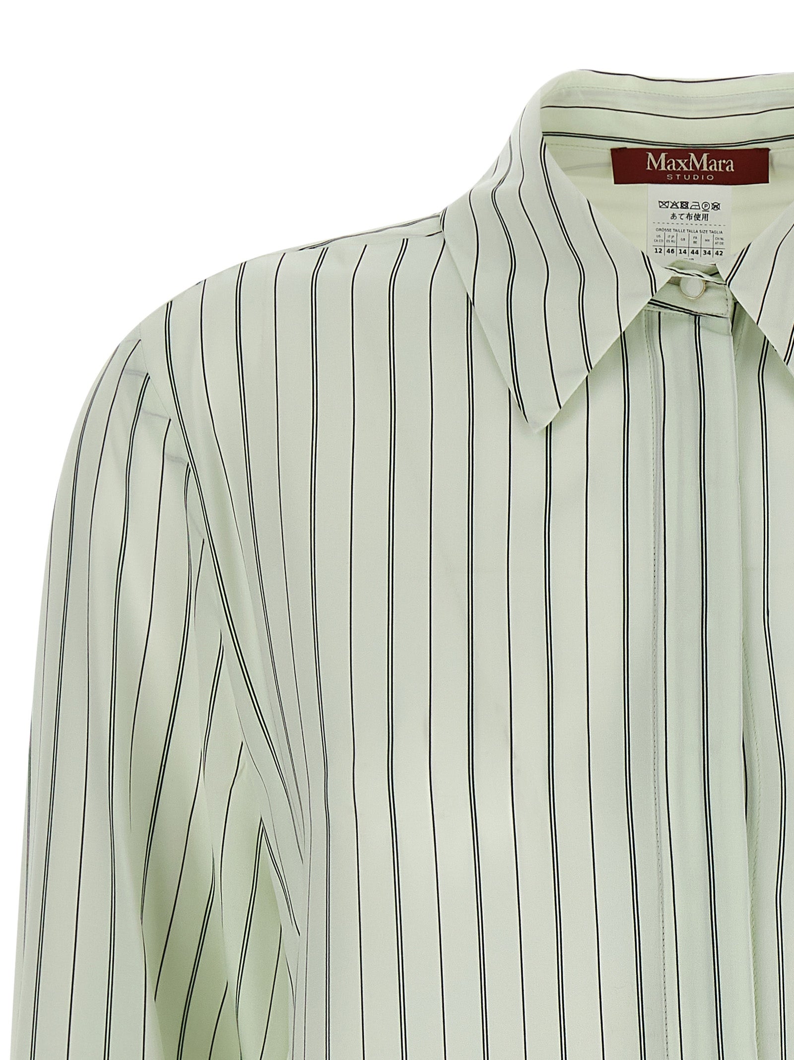 Max Mara Bicolor Silk Blouse Max Mara