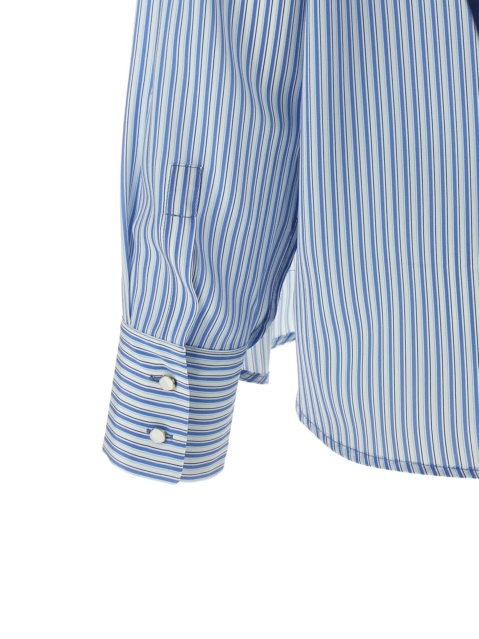 Max Mara Blue Silk Blouse Max Mara