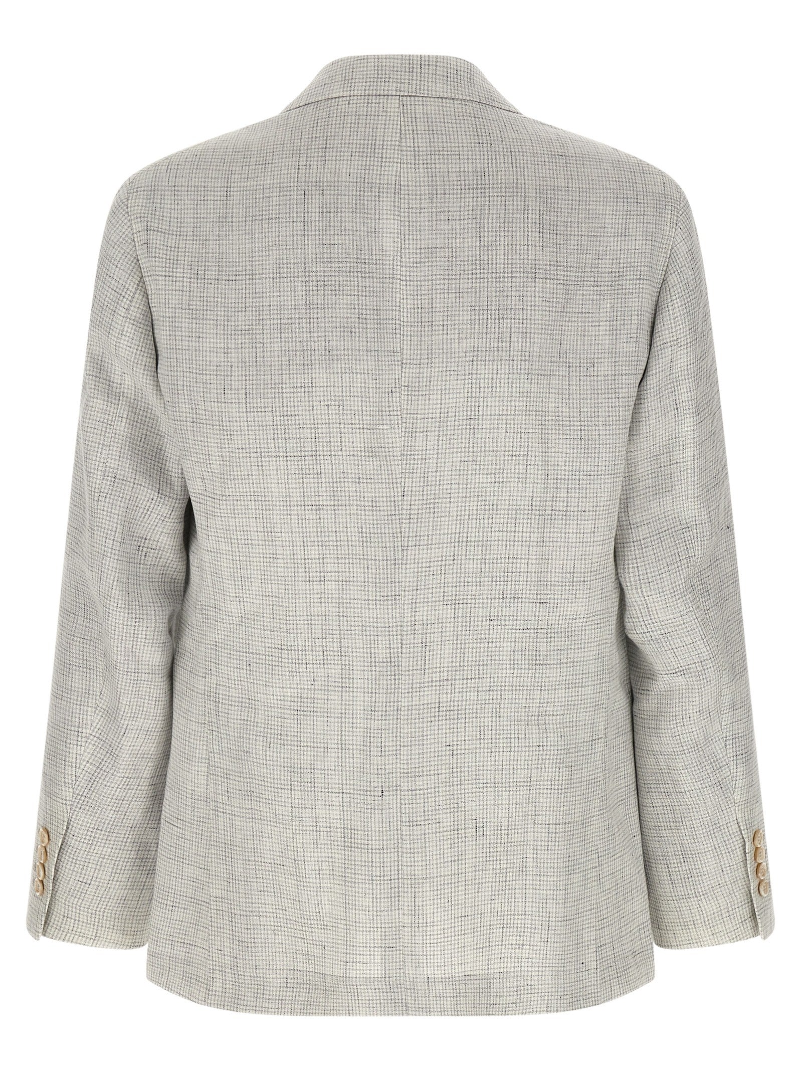 Brunello Cucinelli White Linen Blazer Brunello Cucinelli