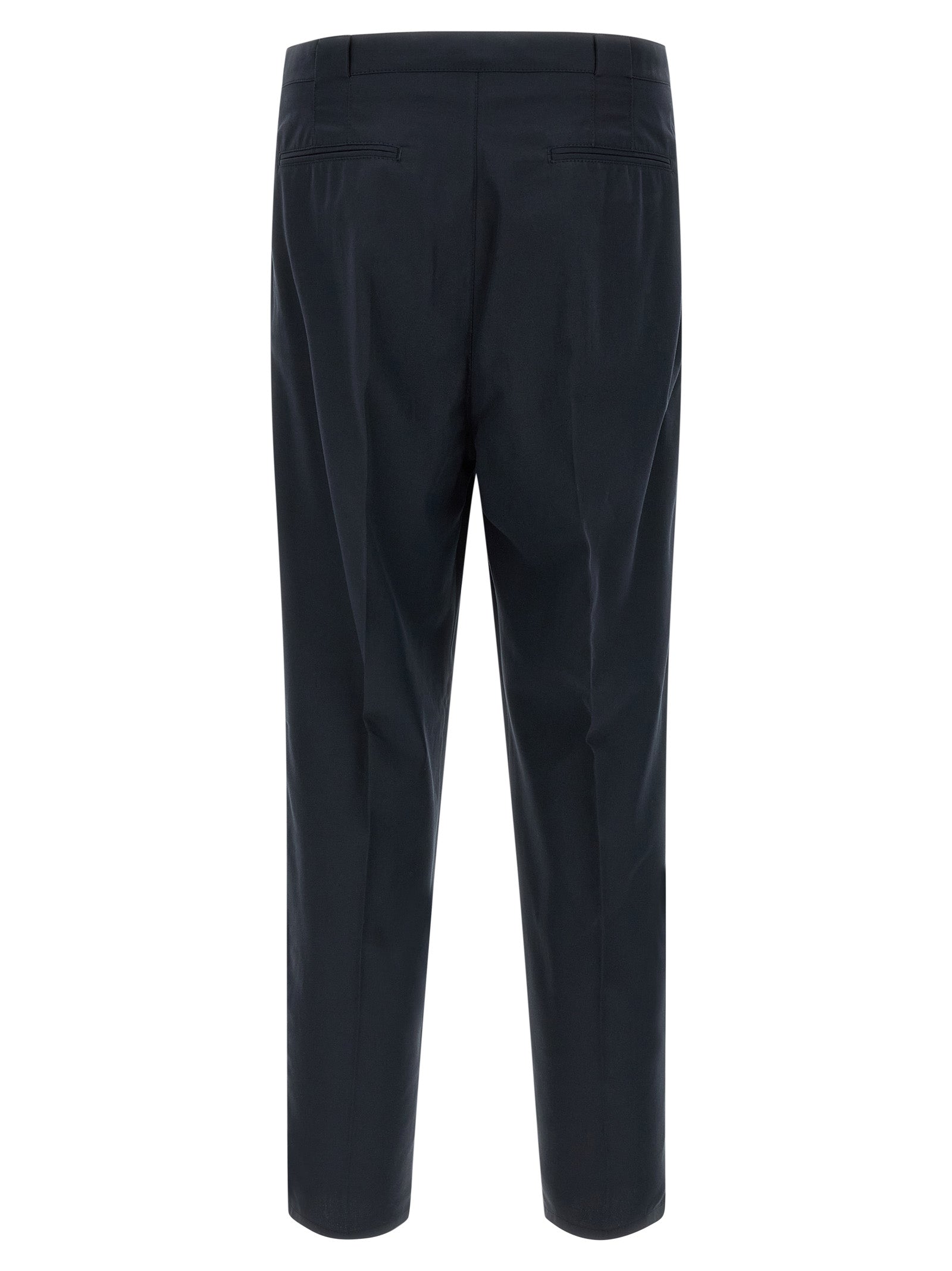 Brunello Cucinelli Blue Cotton Chino Pants Brunello Cucinelli