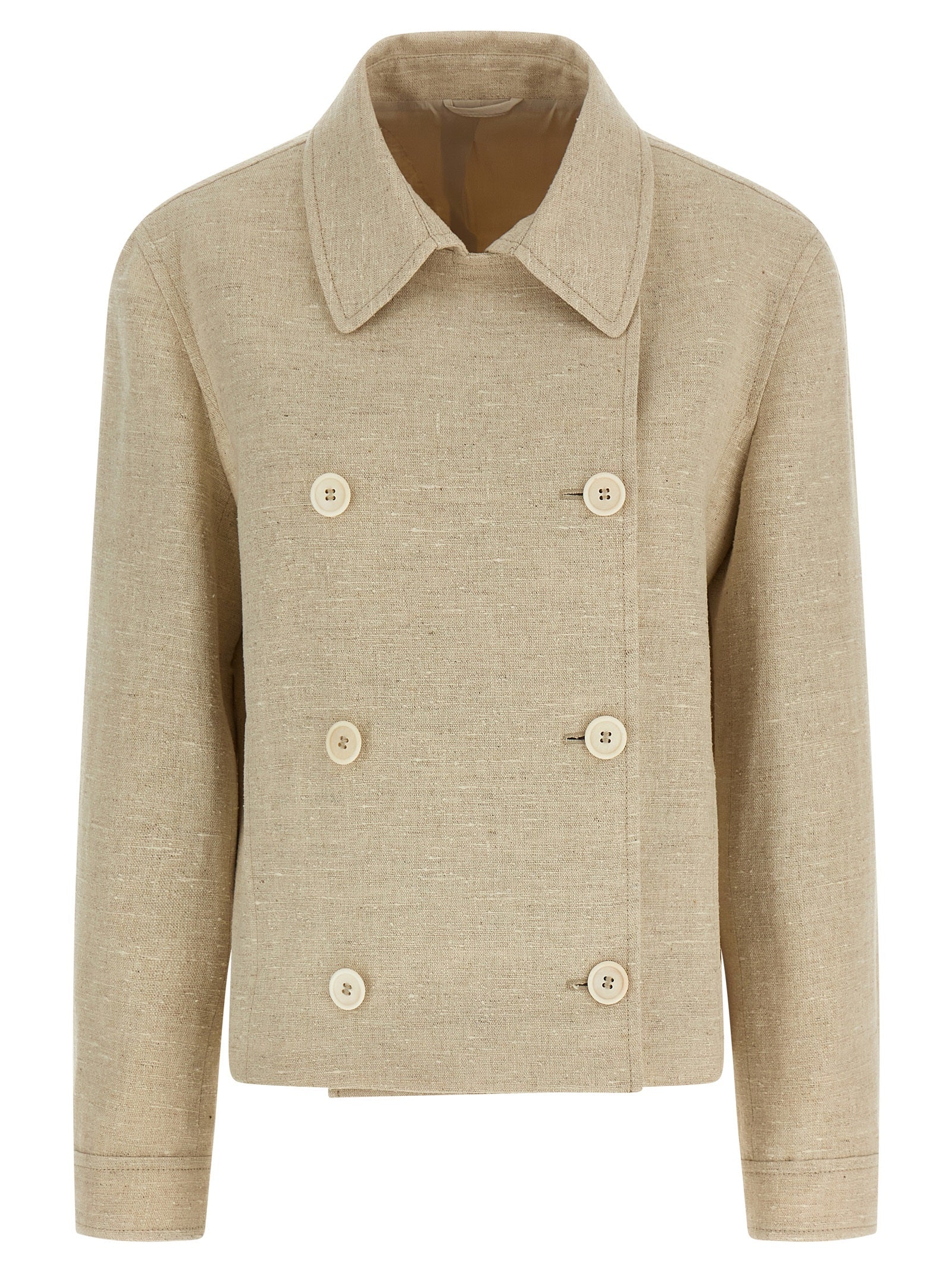 Brunello Cucinelli Beige Linen Jacket Brunello Cucinelli