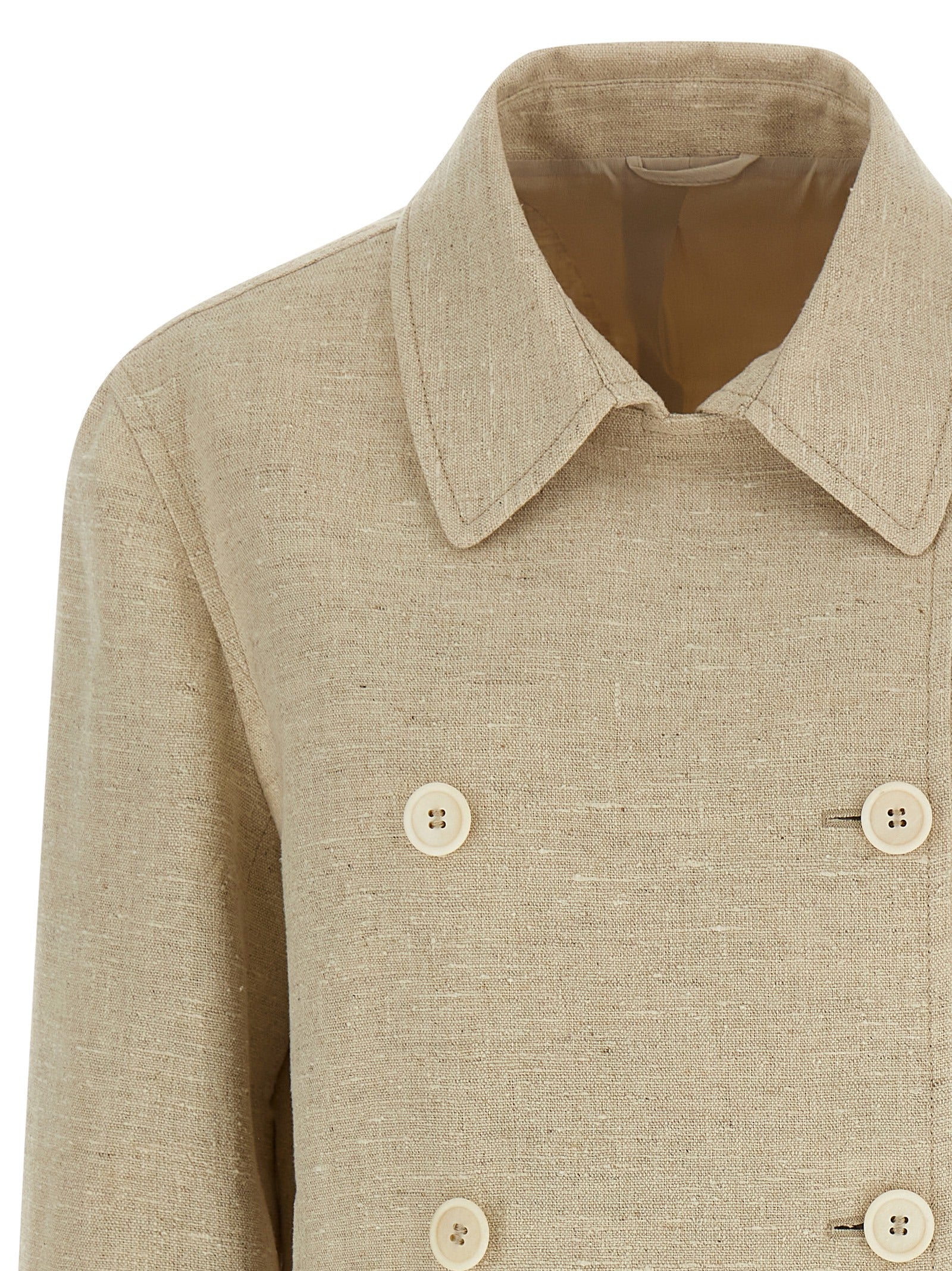 Brunello Cucinelli Beige Linen Jacket Brunello Cucinelli