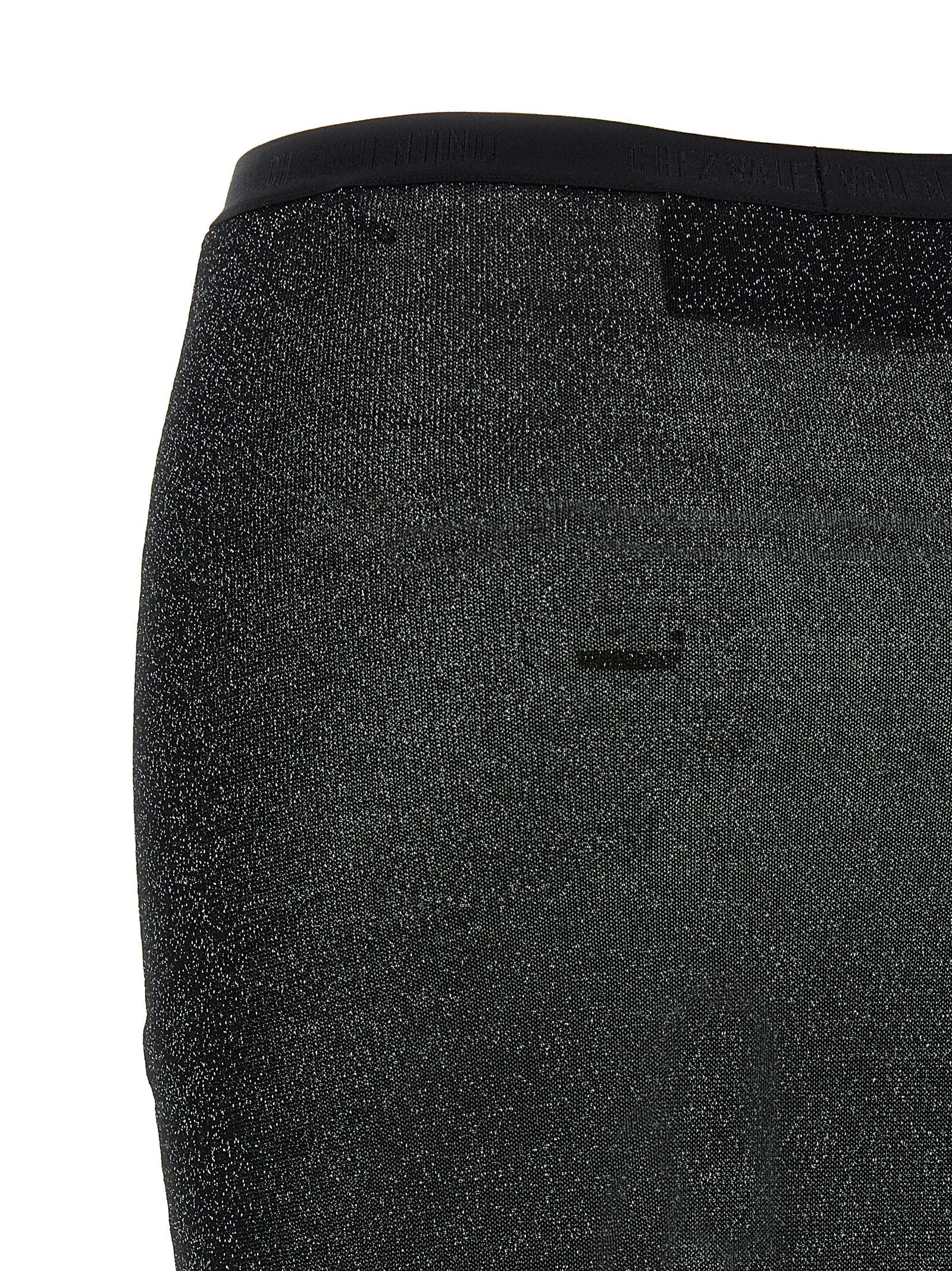 Valentino Garavani Black Viscose Midi Skirt Valentino Garavani